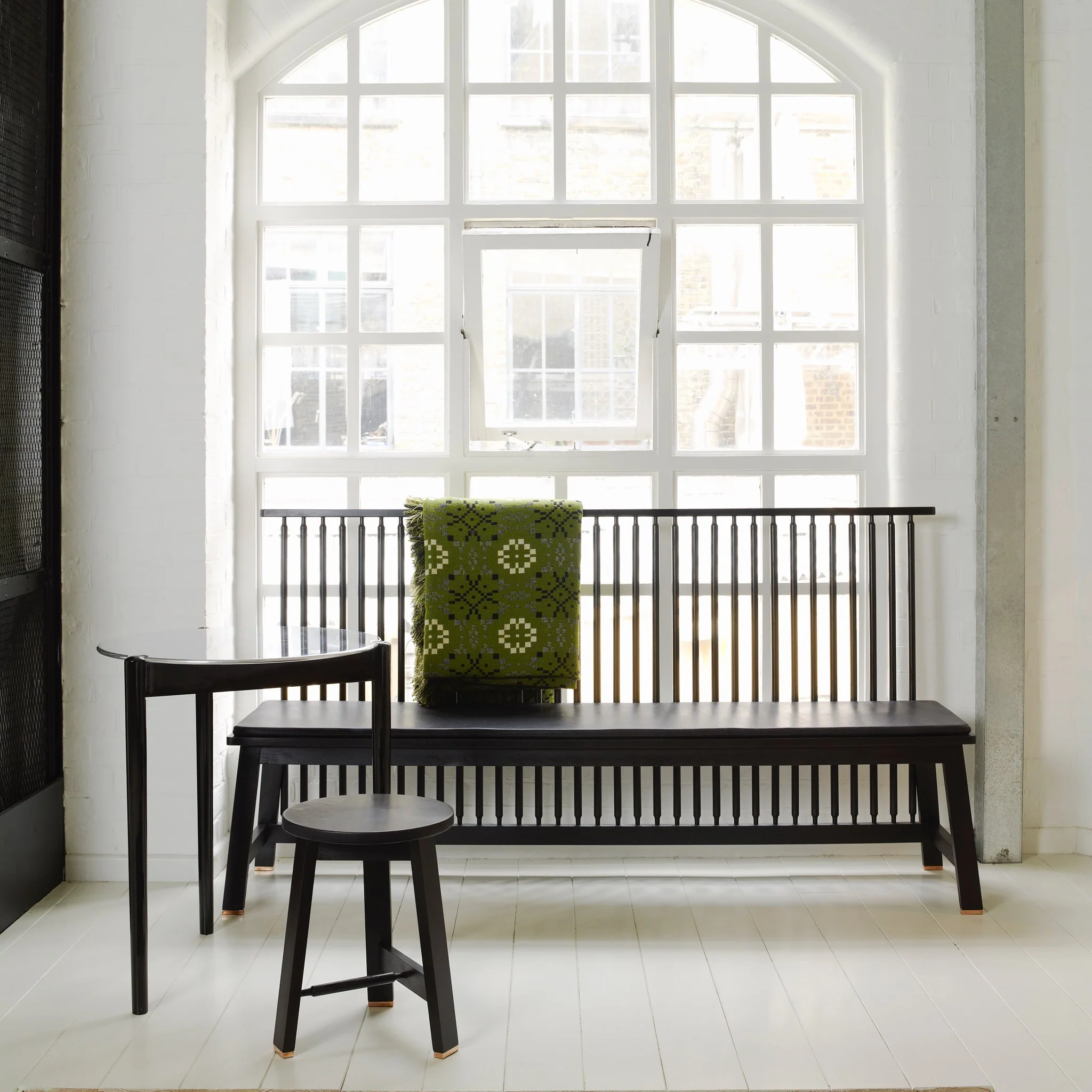 444 3-Seater Bench with Back by Ilse Crawford - Image 7