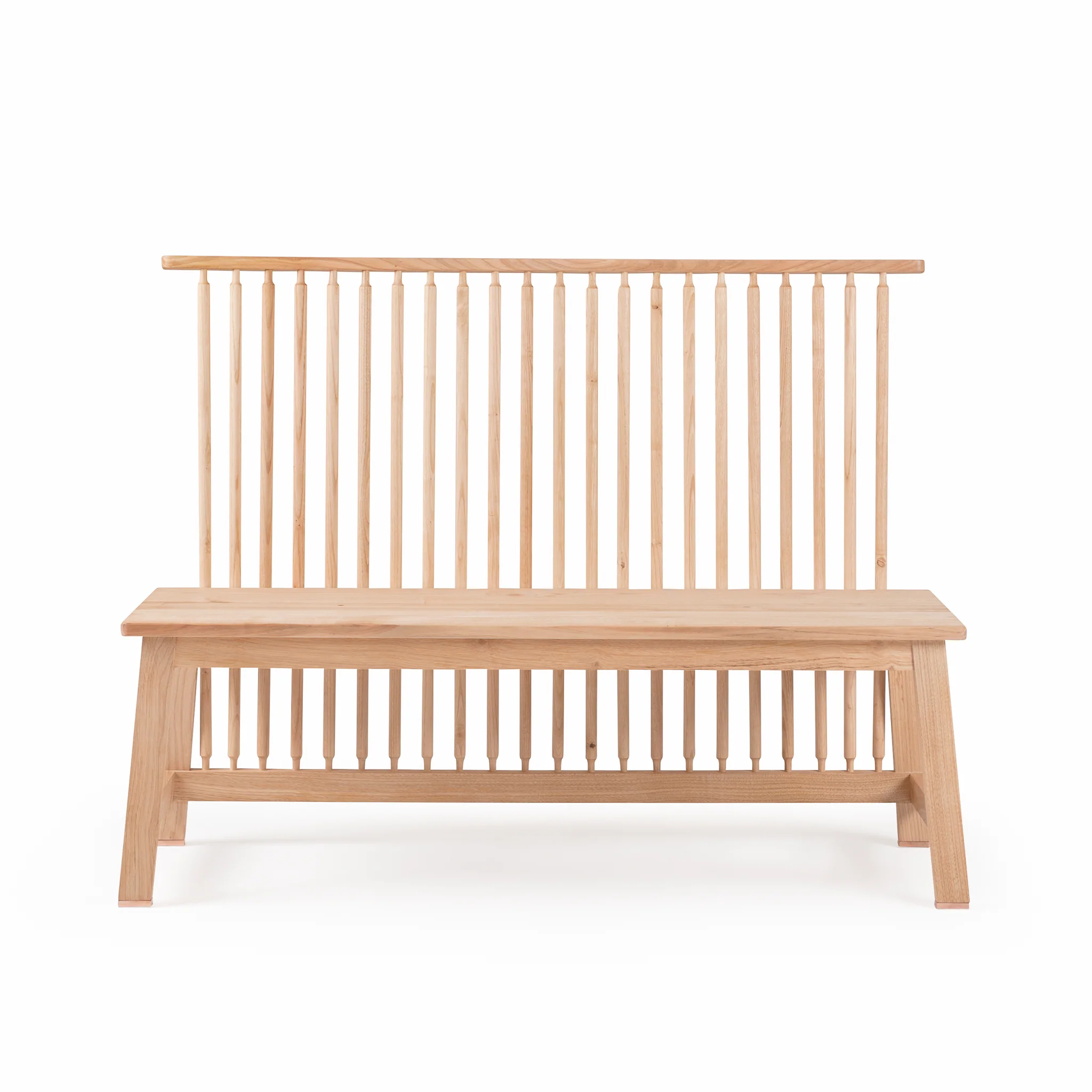 450 2-Seater Bench with Back by Ilse Crawford - Image 2