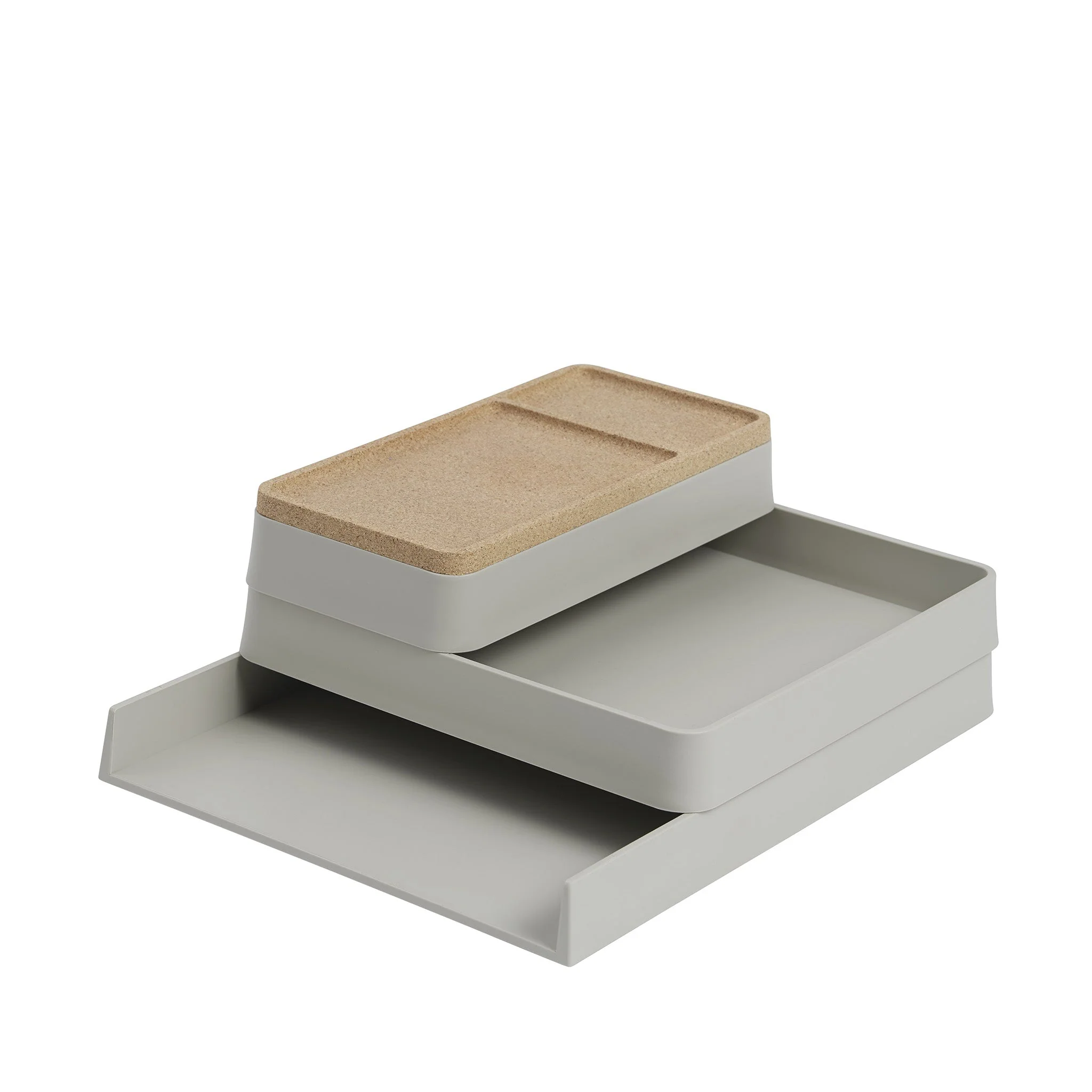 Arrange Desktop Configuration No.1 Grey/Cork by Big Game for Muuto - Image 2