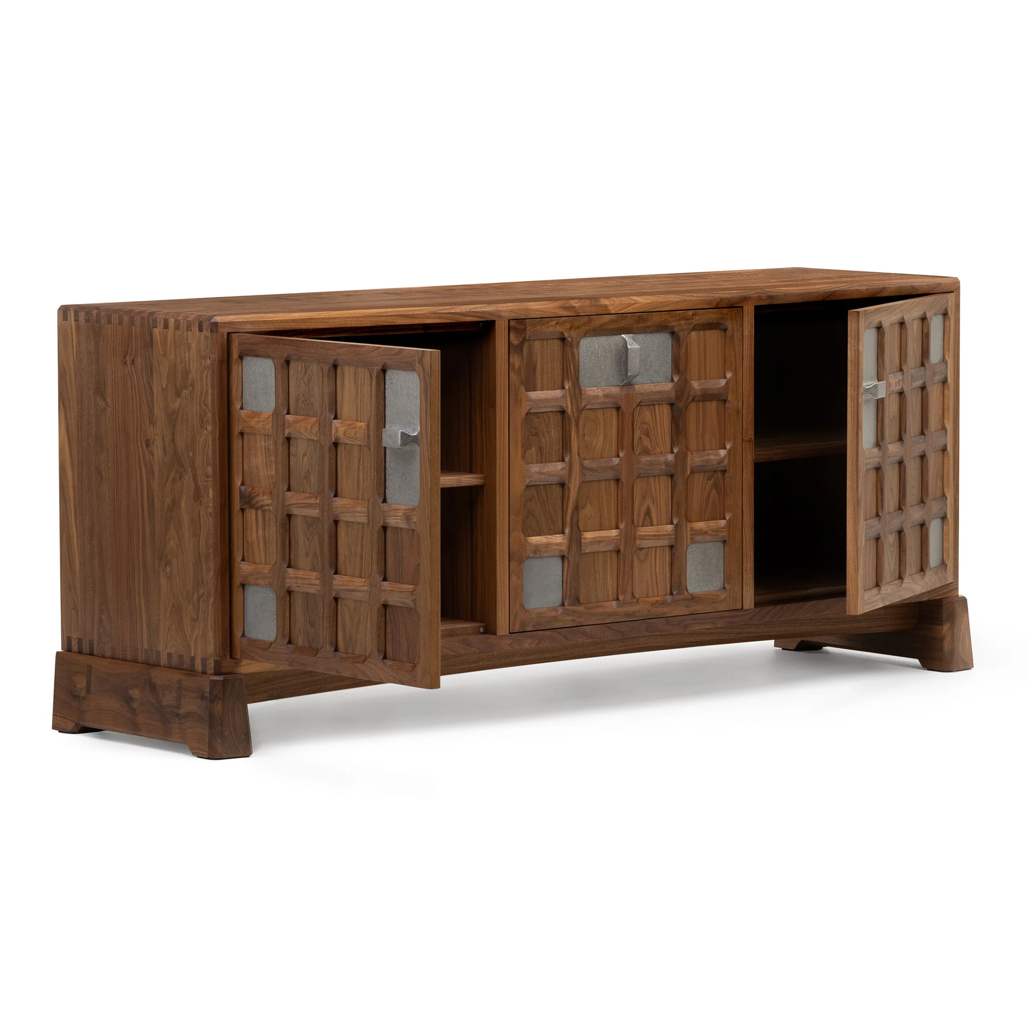 Arts and Crafts 3 Unit Sideboard Low by De La Espada - Image 7