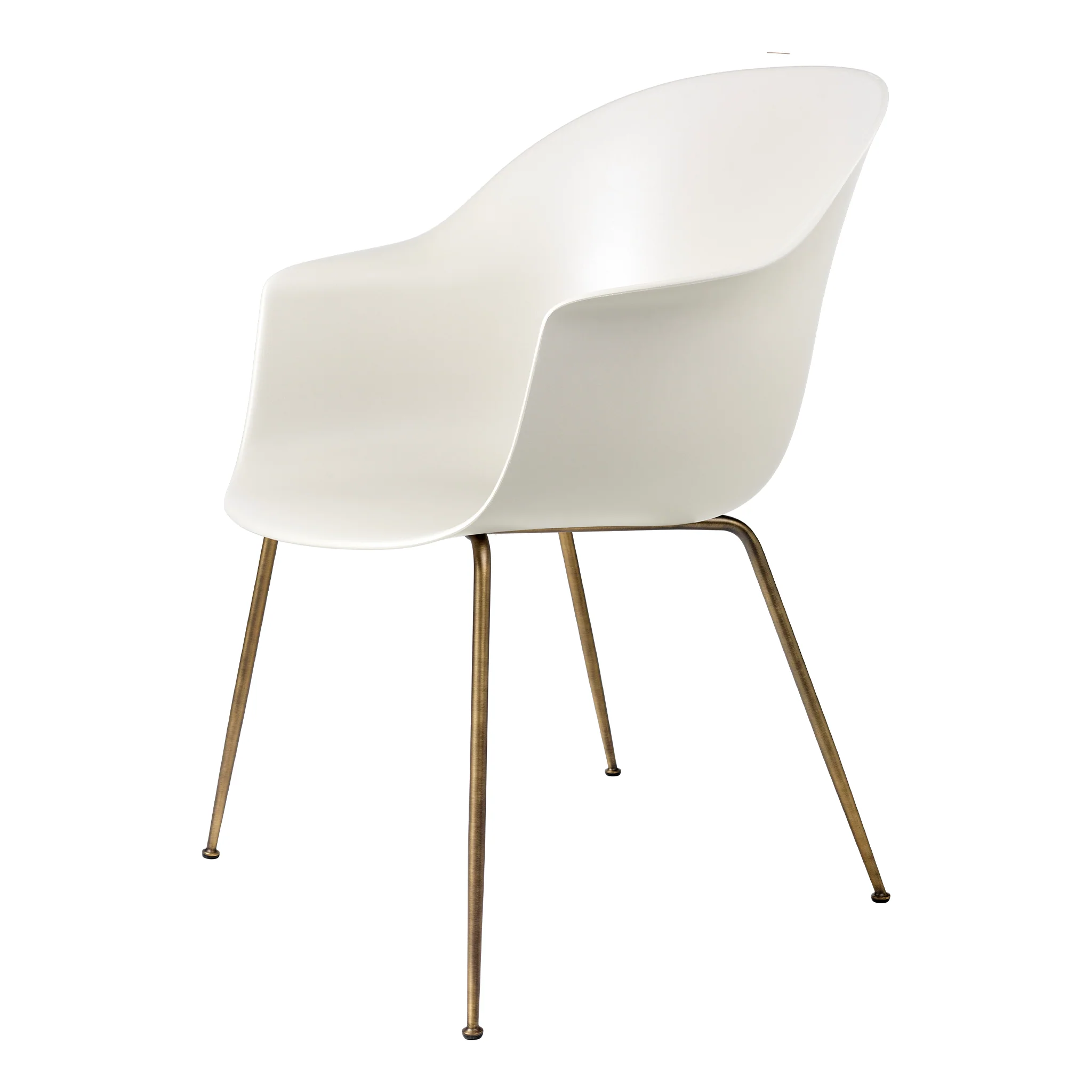 Bat Recycled Dining Chair Conic Base by Gubi - Image 2