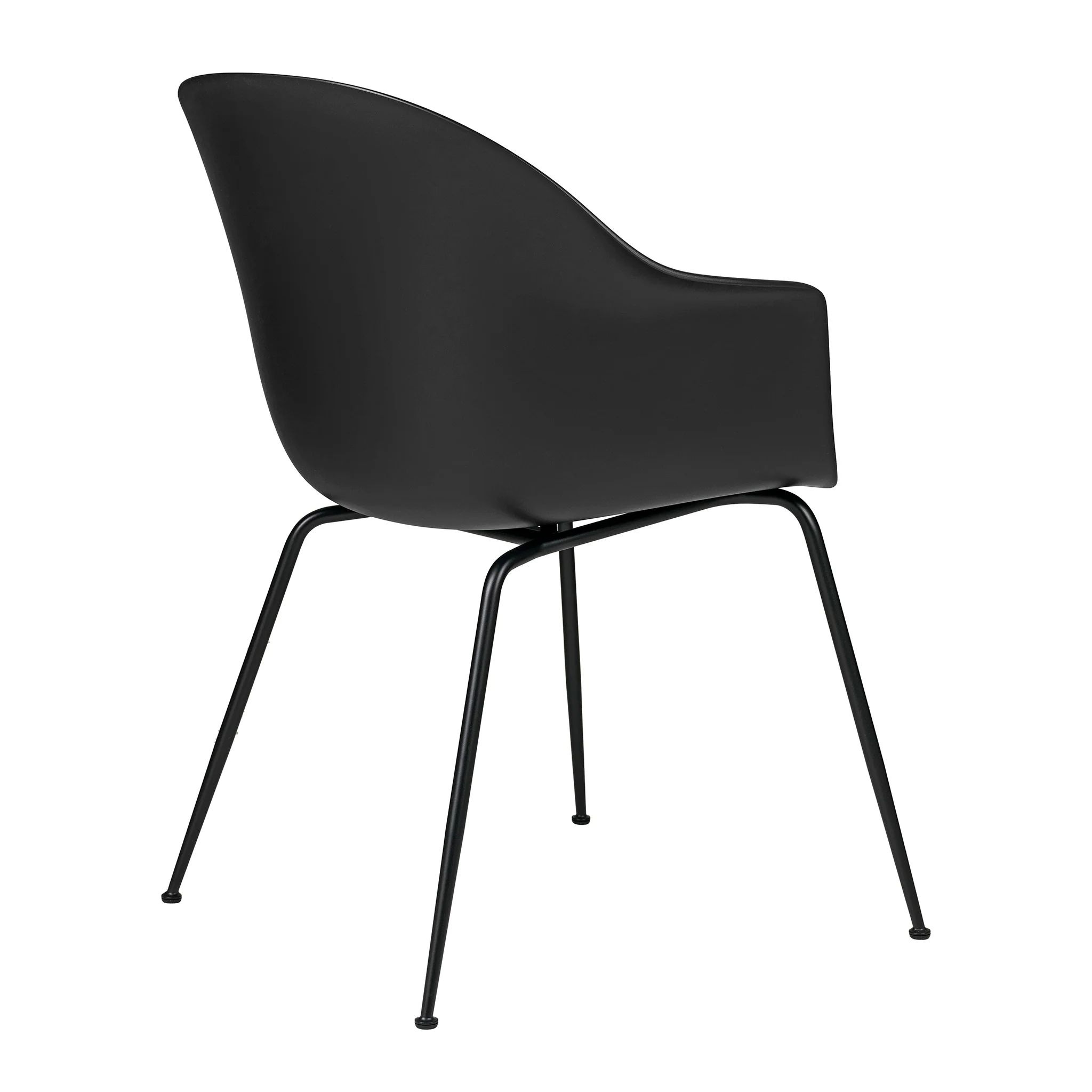 Bat Recycled Dining Chair Conic Base by Gubi - Image 4