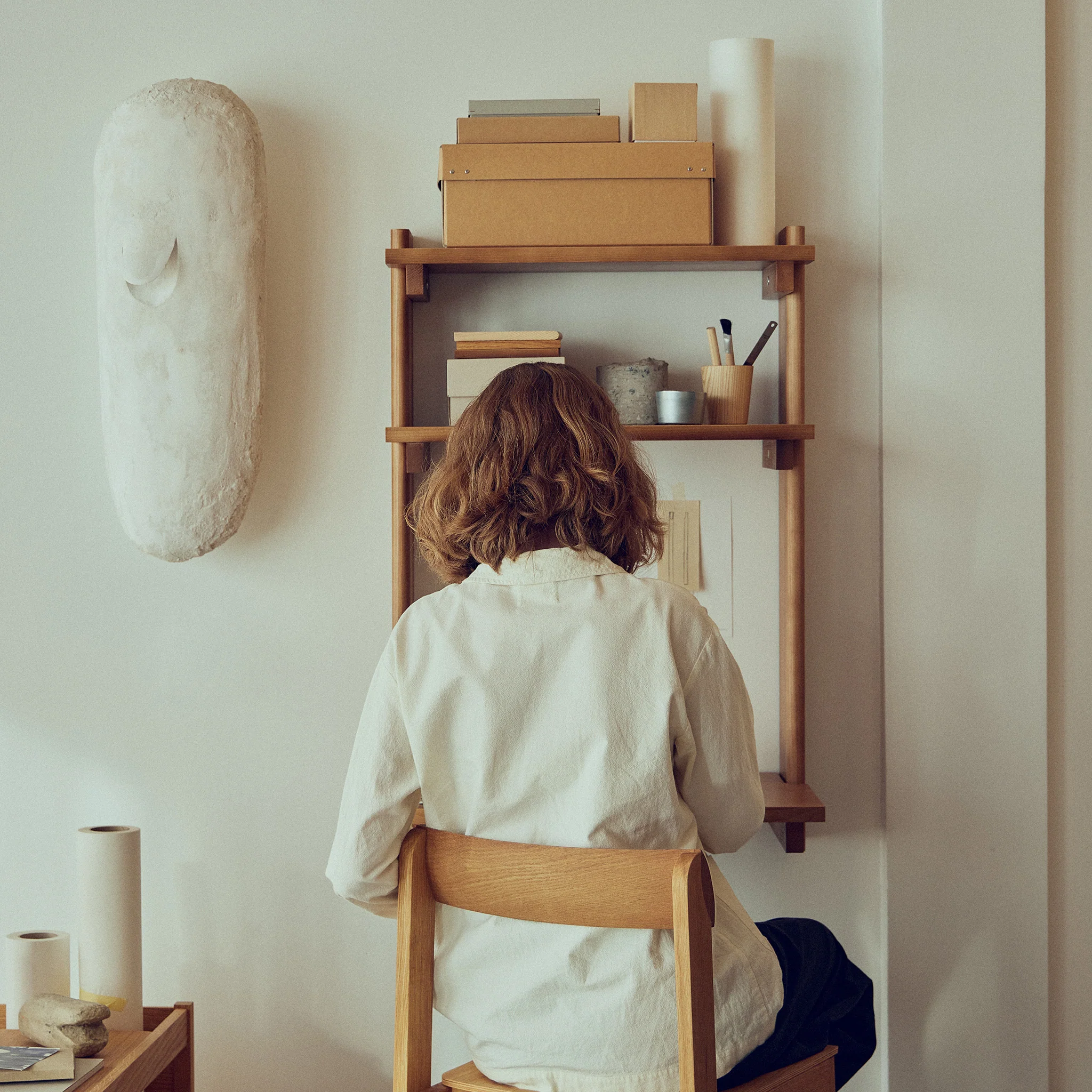 Beam Wall Office Shelf By Form and Refine - Image 4