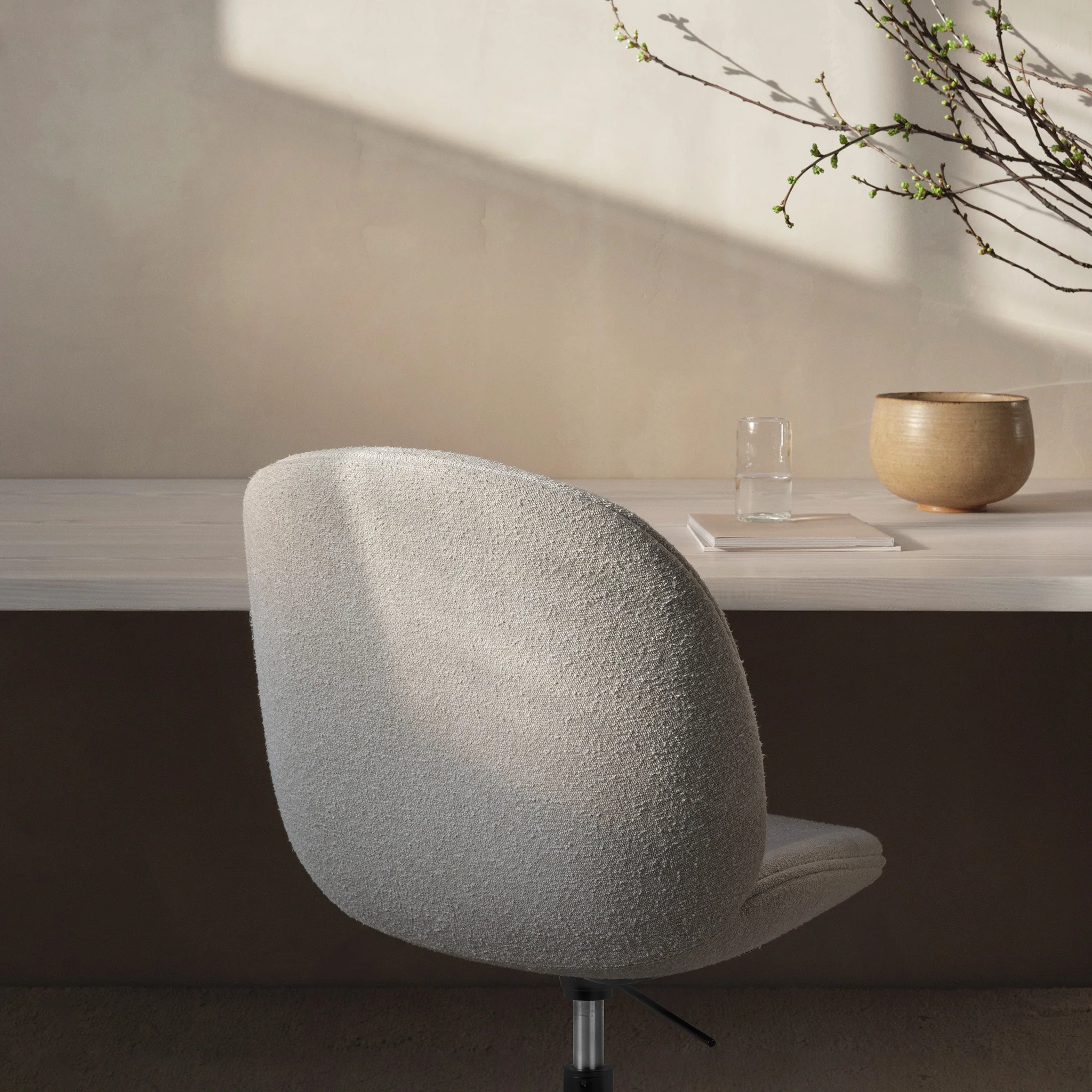 Beetle Upholstered Meeting Chair Height Adjustable by Gubi - Image 5