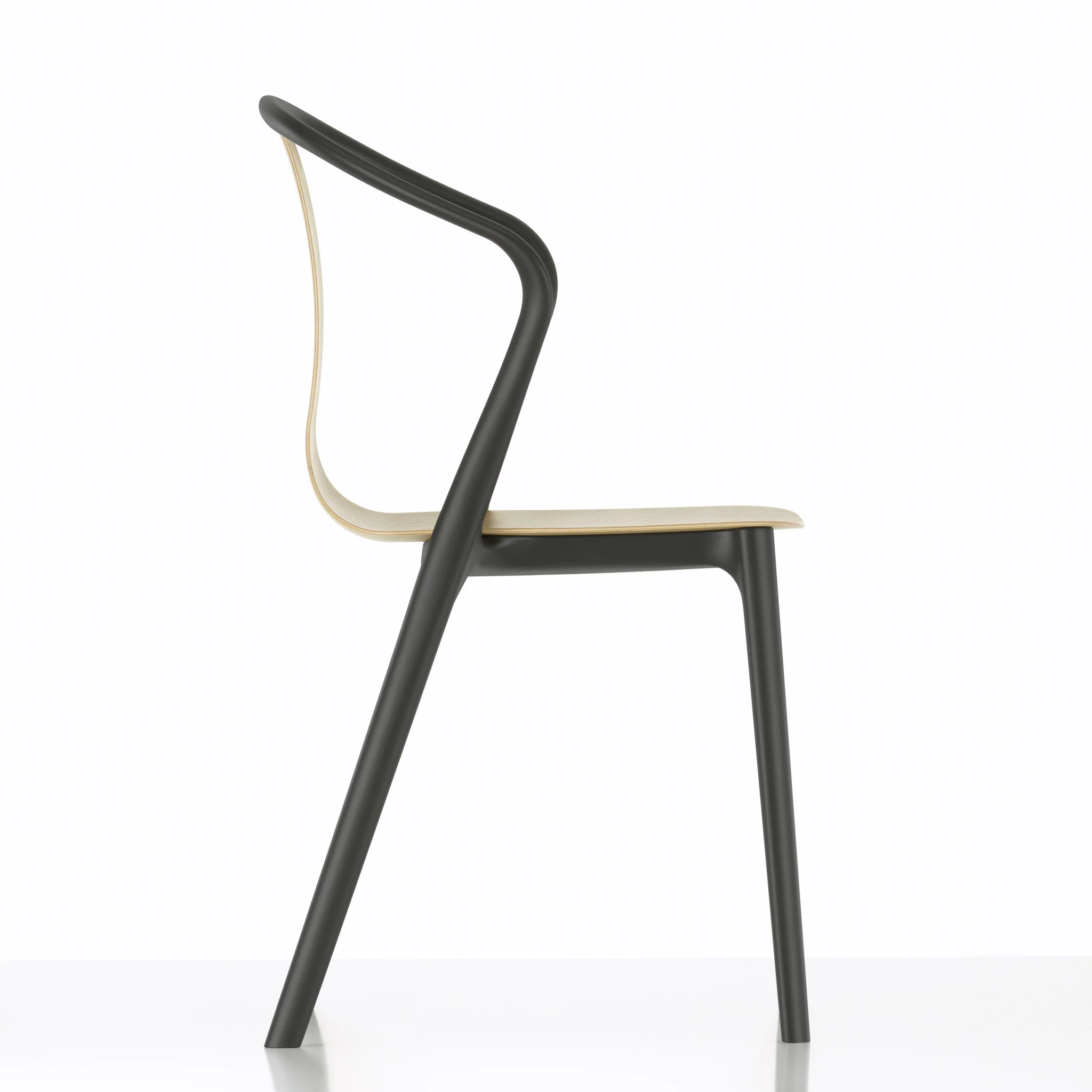 Belleville Armchair Wood by Vitra - Image 3