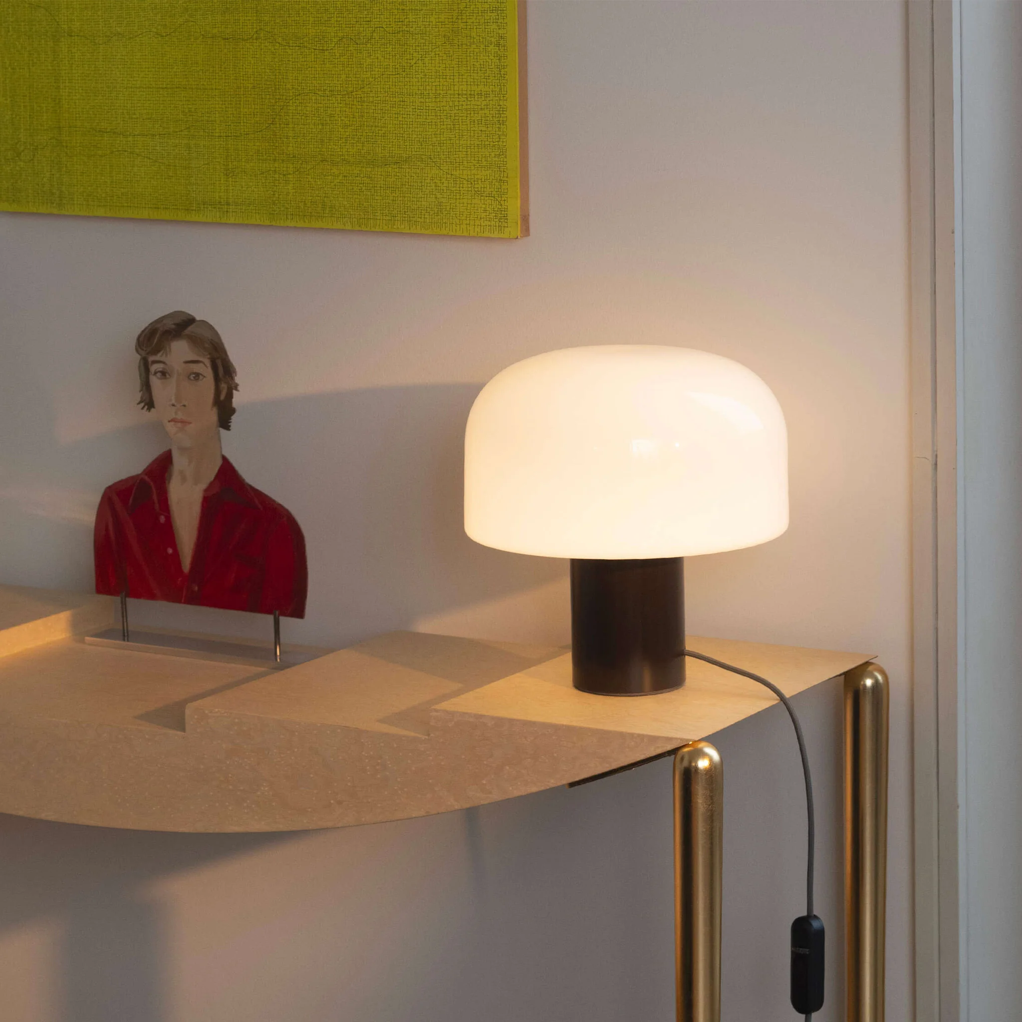 Bellhop Glass T Table Lamp by Edward Barber & Jay Osgerby - Image 5