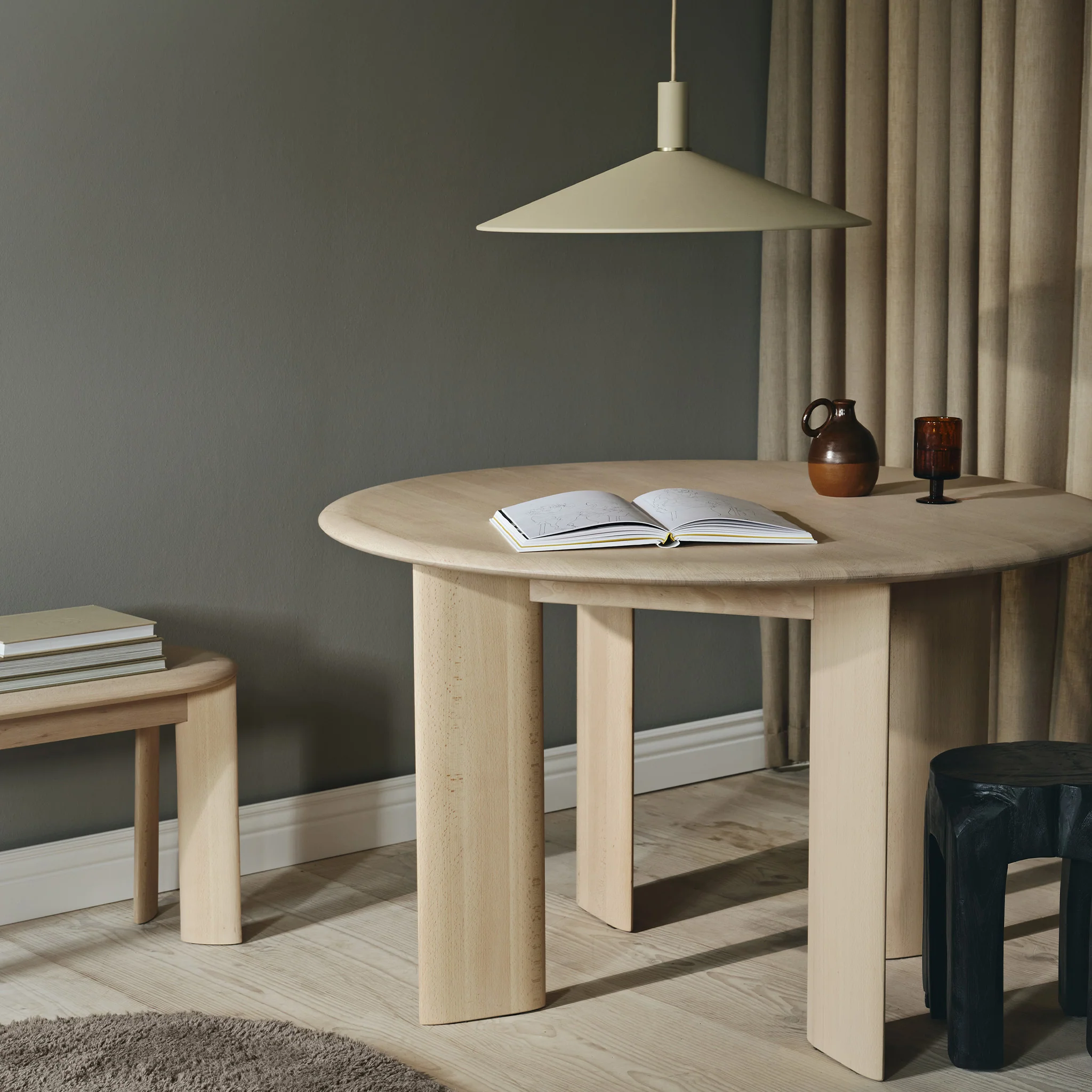 Bevel Round Table Ø117cm by Ferm Living - Image 4