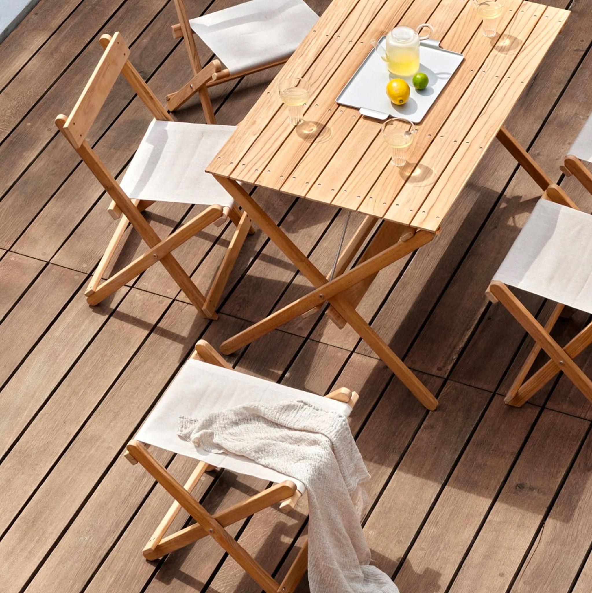 BM3670 Outdoor Folding Dining Table by Børge Mogensen - Image 3