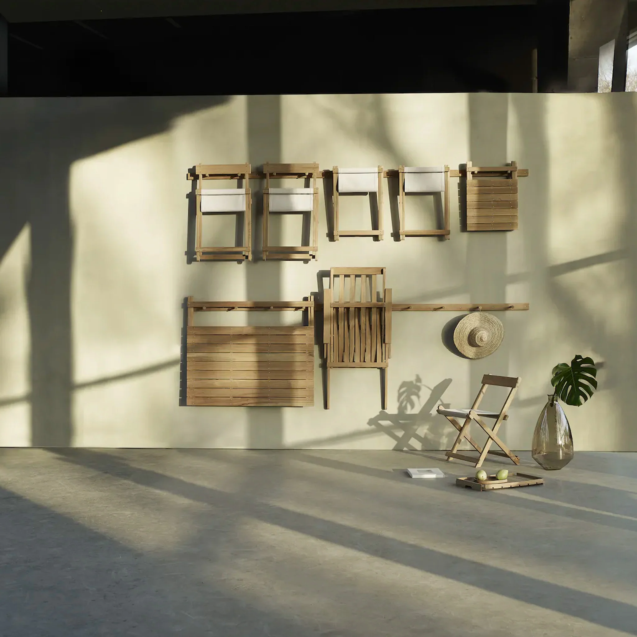 BM5768 Outdoor Folding Footstool by Børge Mogensen - Image 4