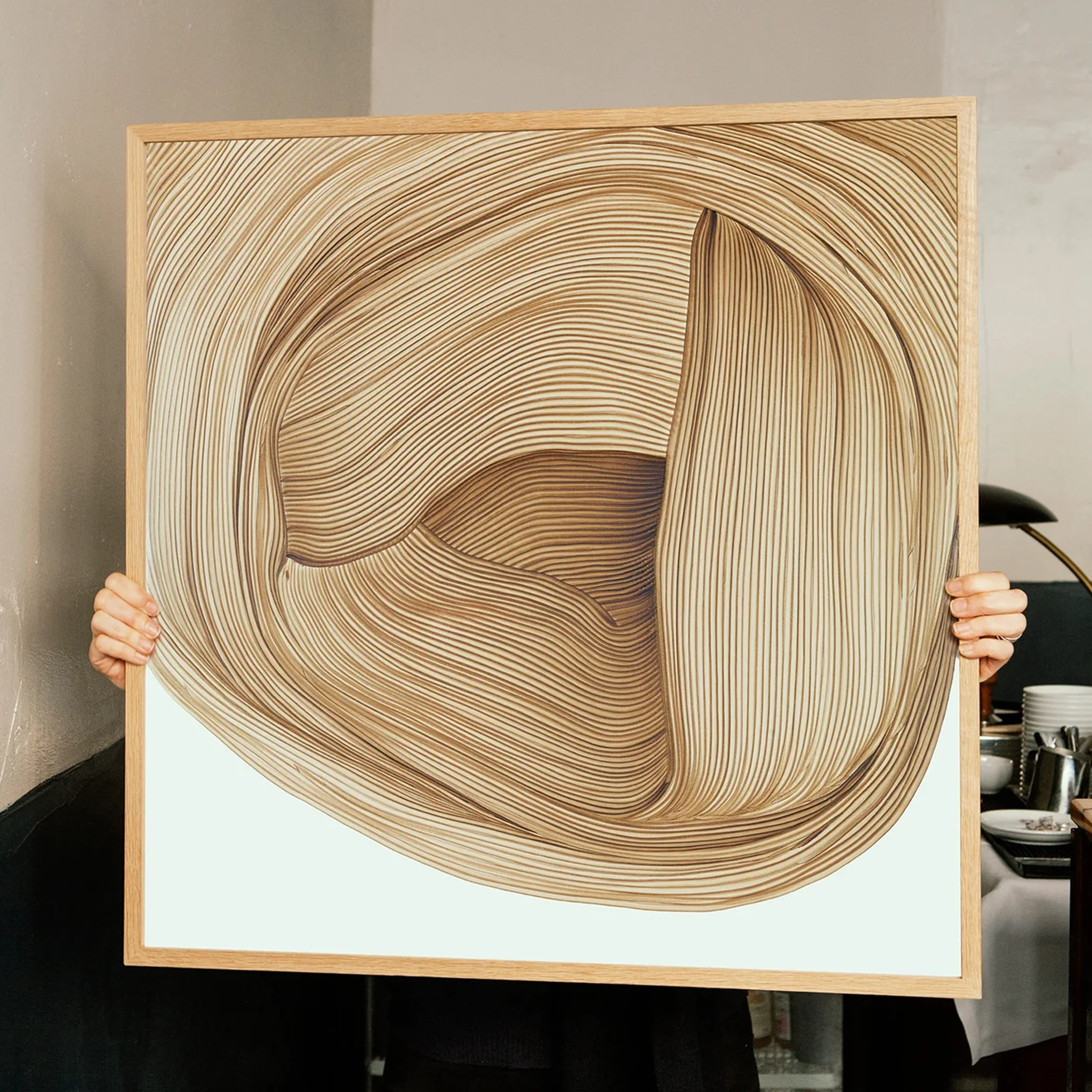 Bouroullec Drawing 5 / Brown by The Wrong Shop - Image 3