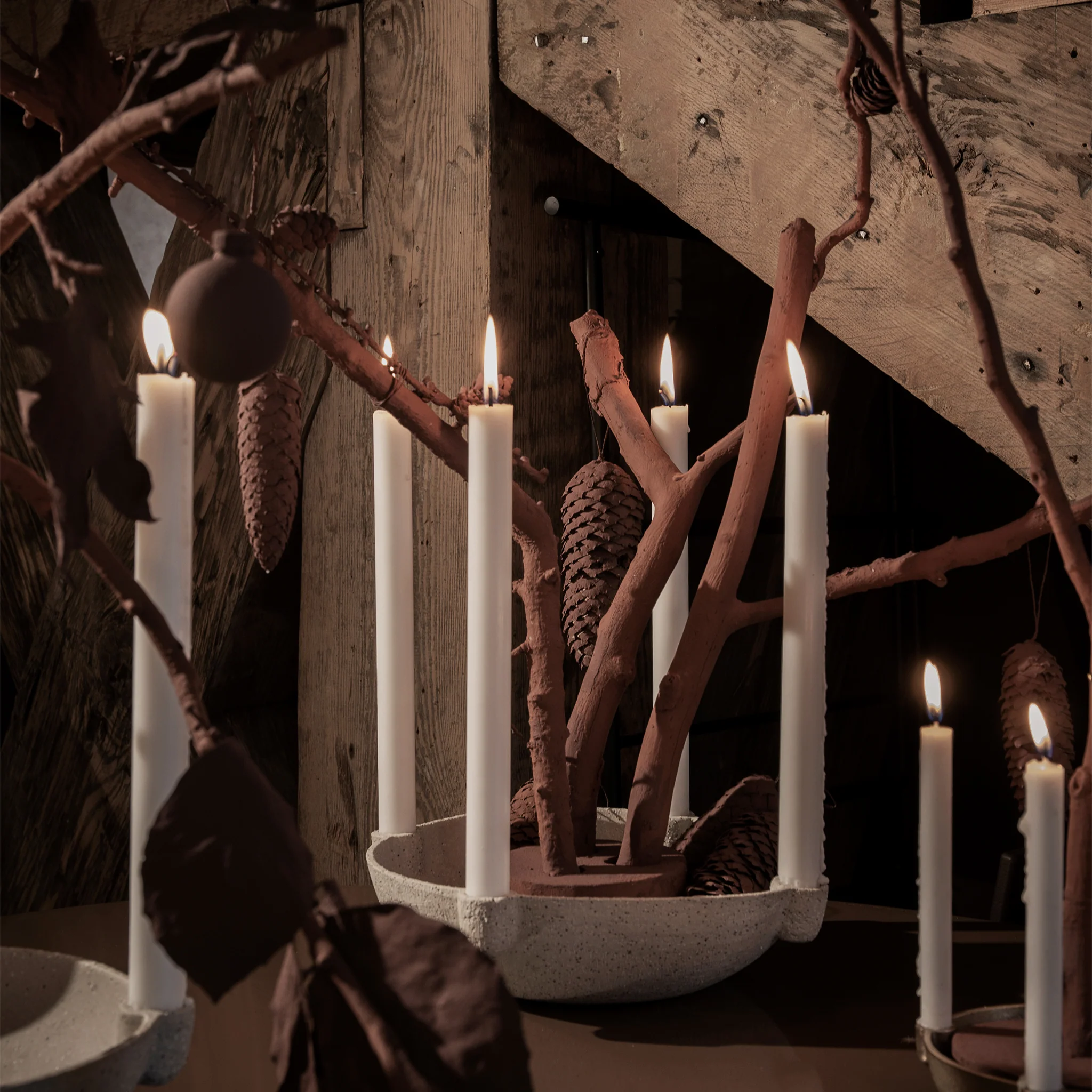 Bowl Candle Holder - Large Ceramic by Ferm Living - Image 3