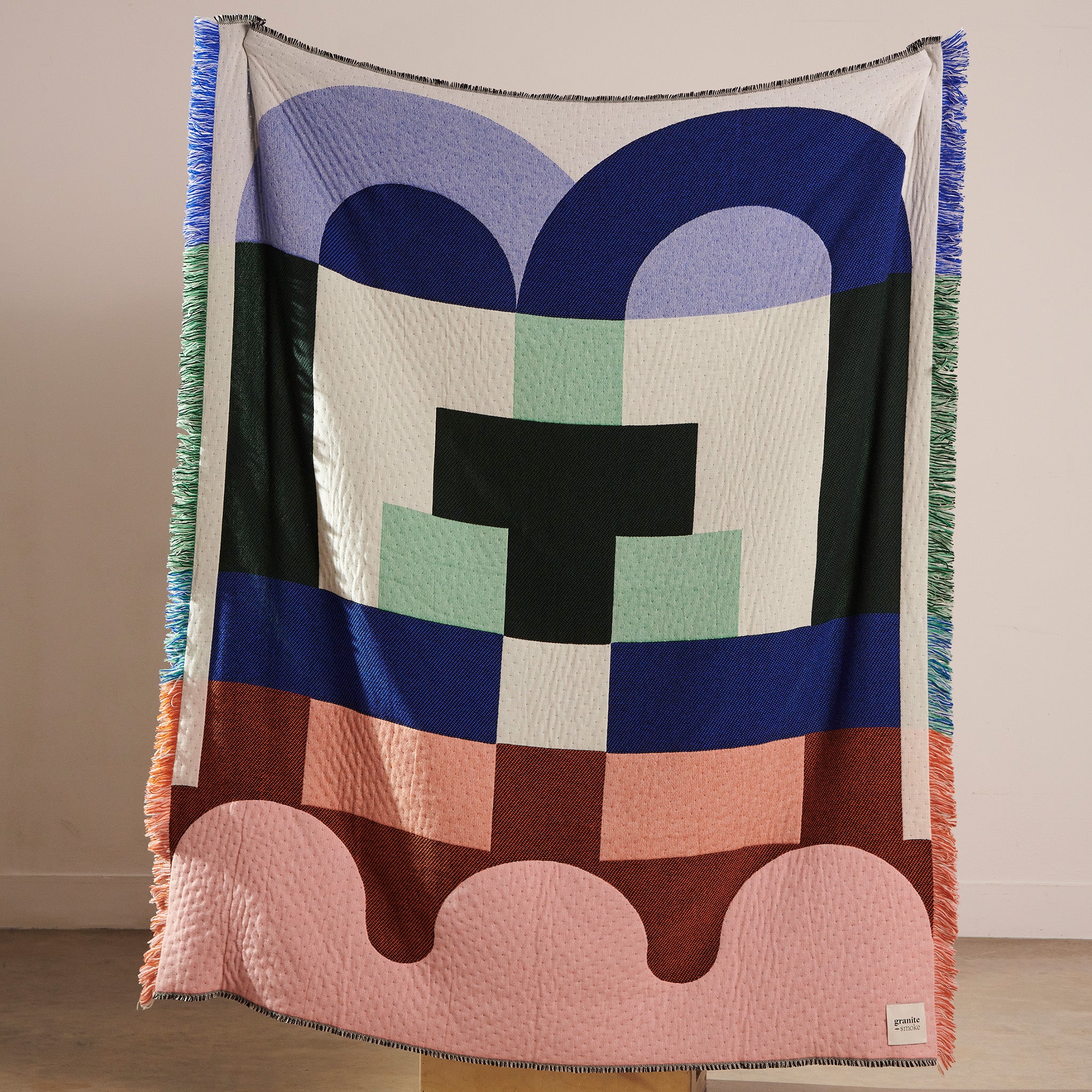 Brutalist Lambswool & Cashmere Blanket - Image 4