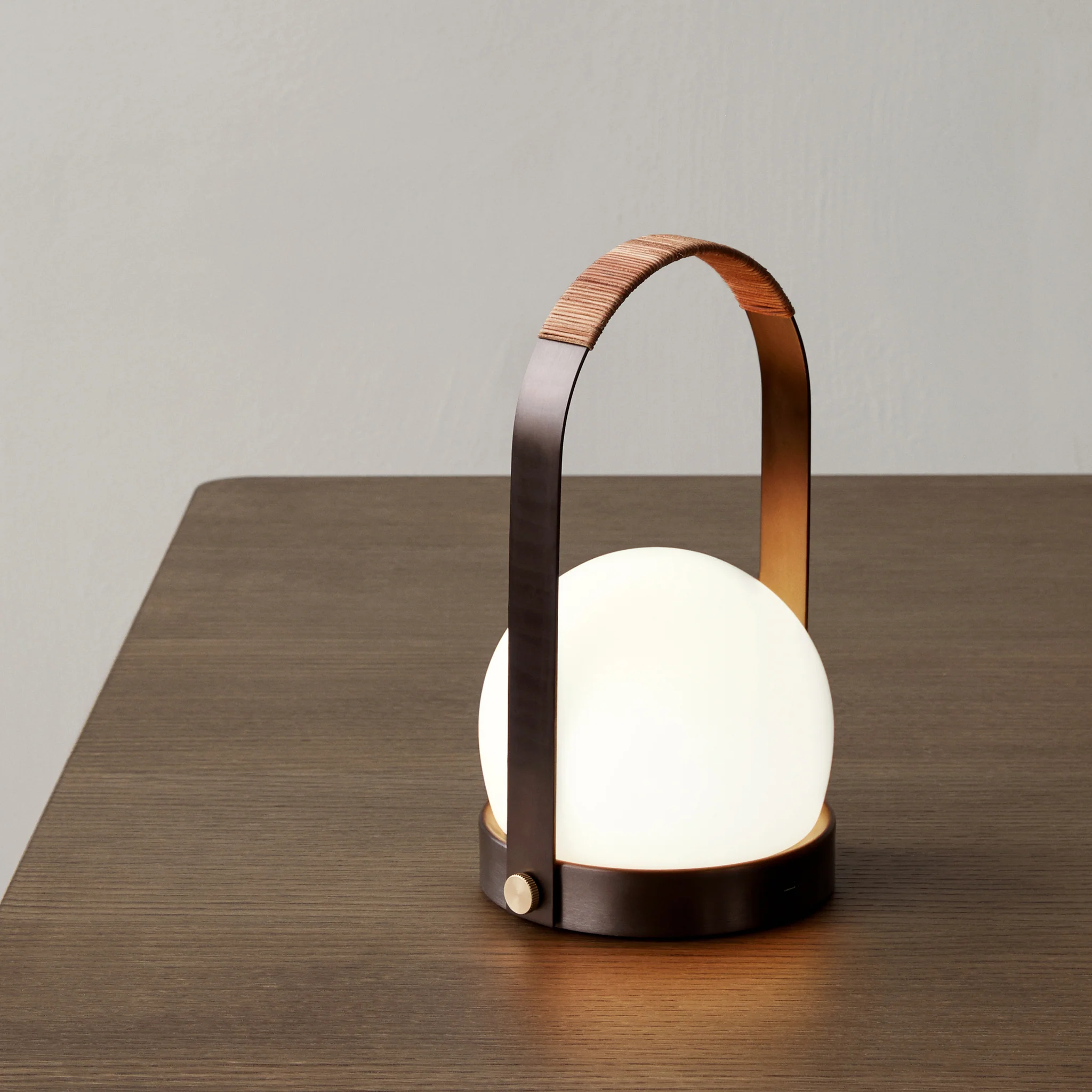 Carrie Portable LED Lamp - Leather by Norm Architects - Image 5