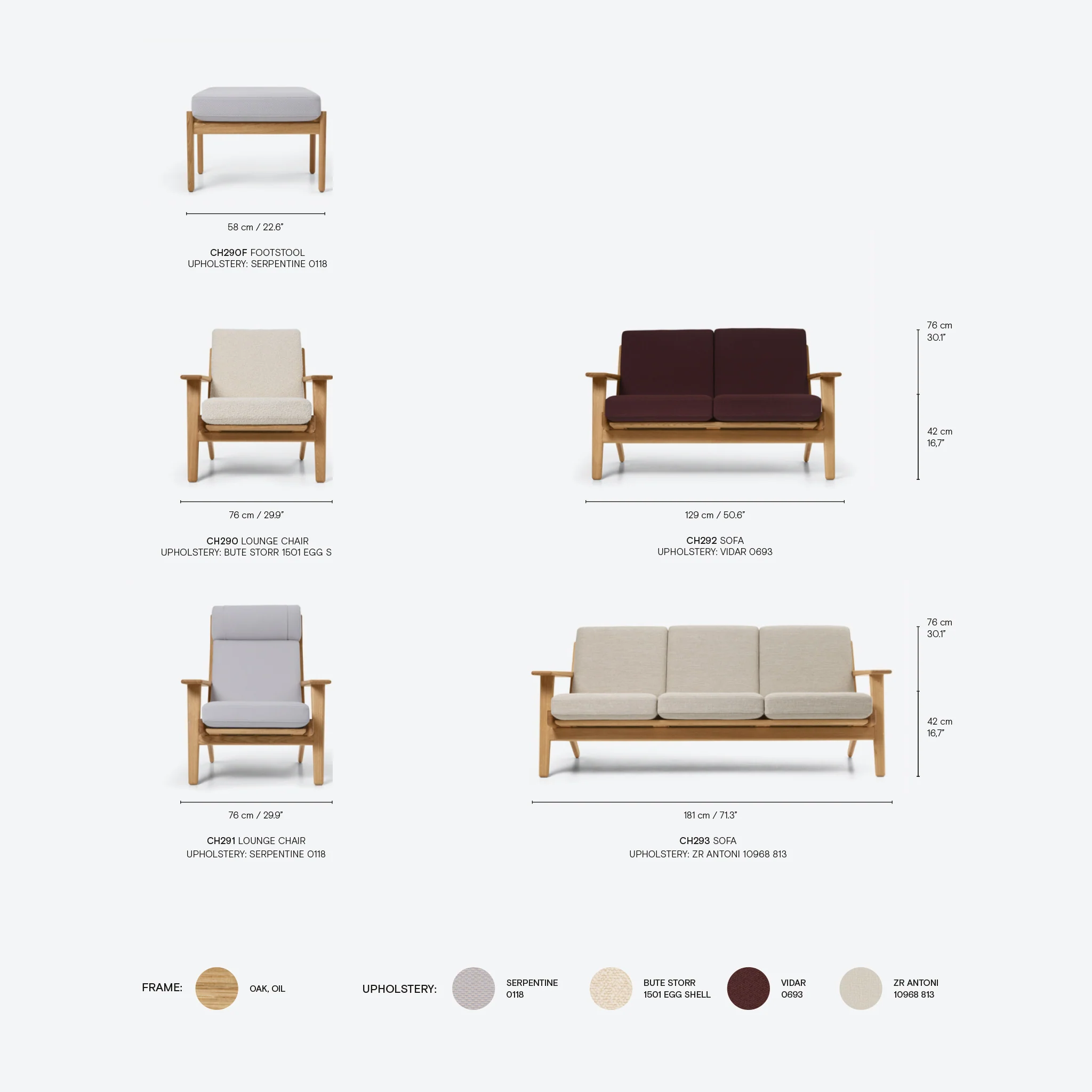 CH290 Low Lounge Chair - Image 4