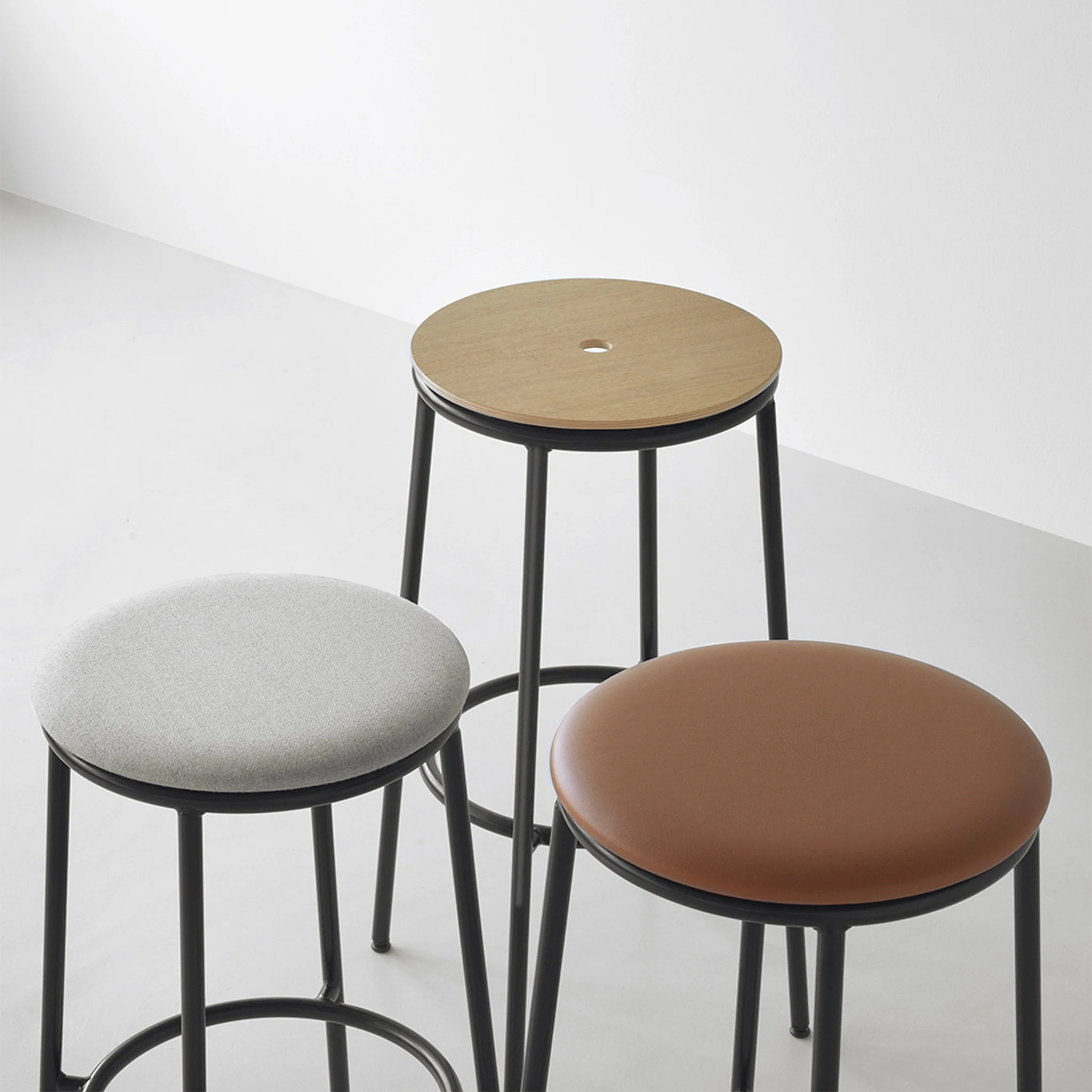 Circa Barstool Upholstered by Normann Copenhagen - Image 4