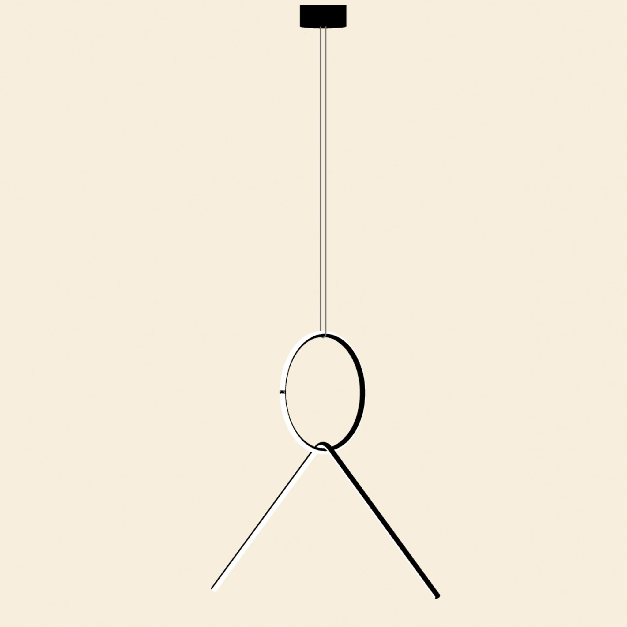 Clearance Arrangement / Small Round / Broken Line