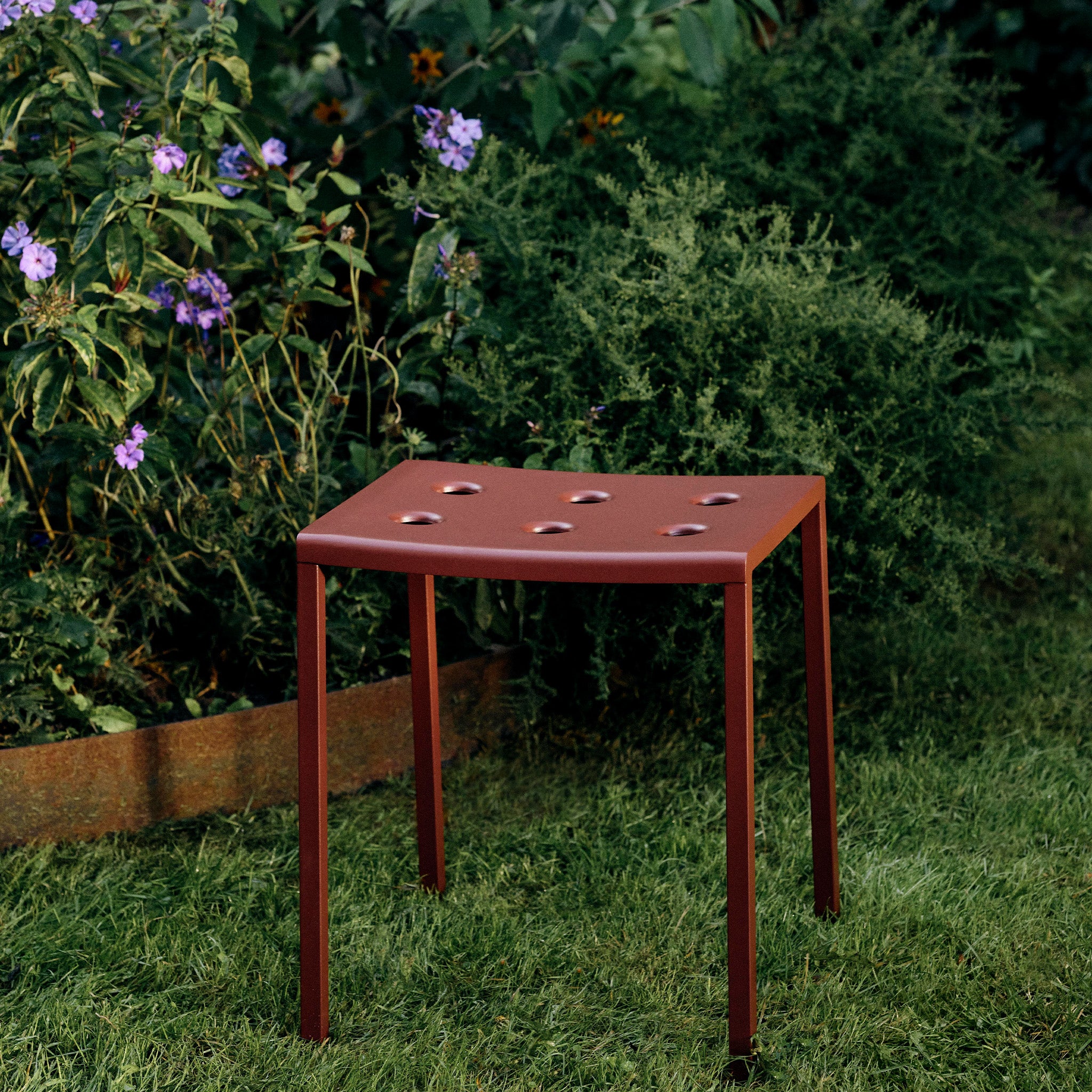 Clearance Balcony Stool - Iron Red - Image 3