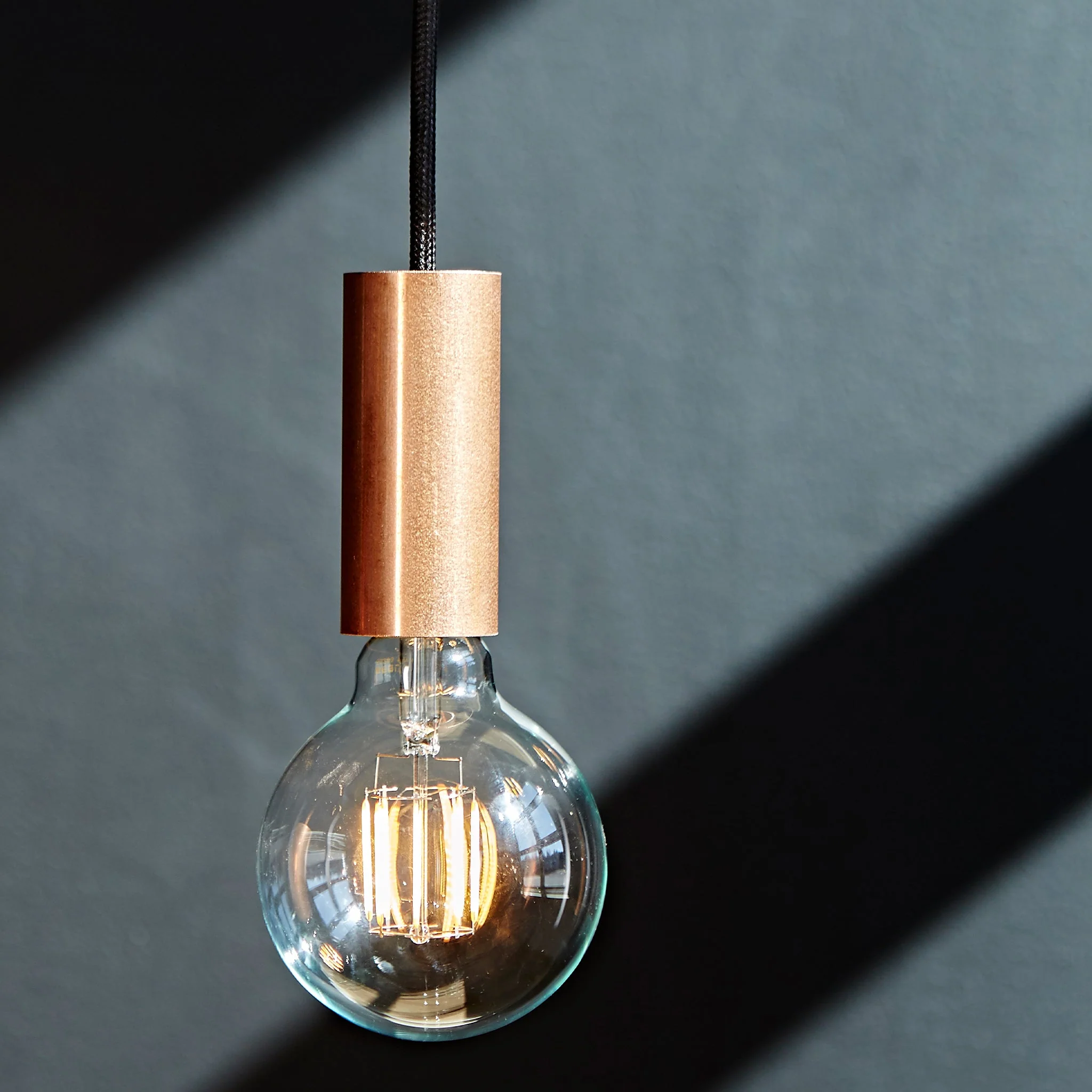 Clearance NUD Aqua Light Fixing with Black Textile Cord - Image 2