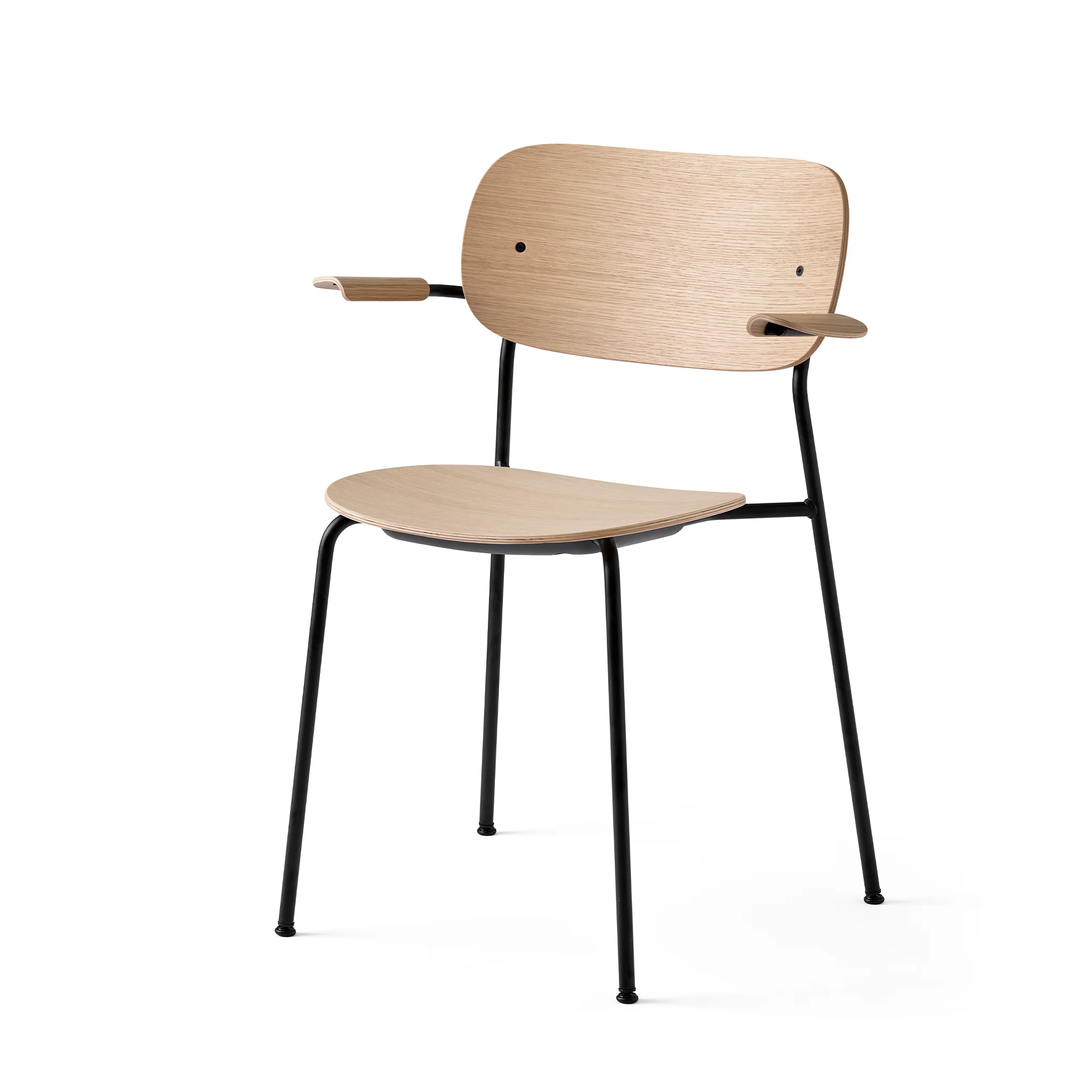 Co Chair, Un-Upholstered With Armrests