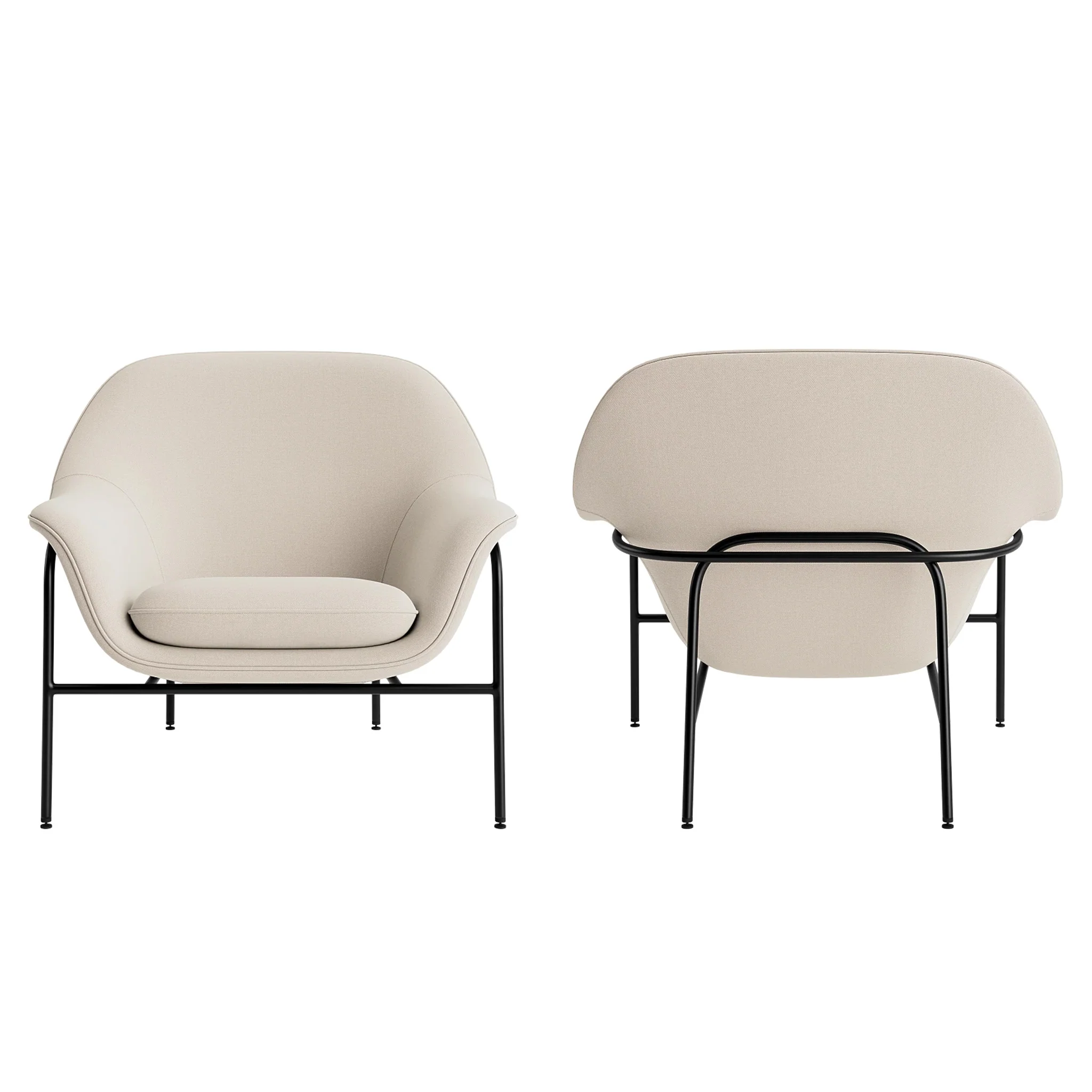 Drape Lounge Chair Low by Normann Copenhagen - Image 3