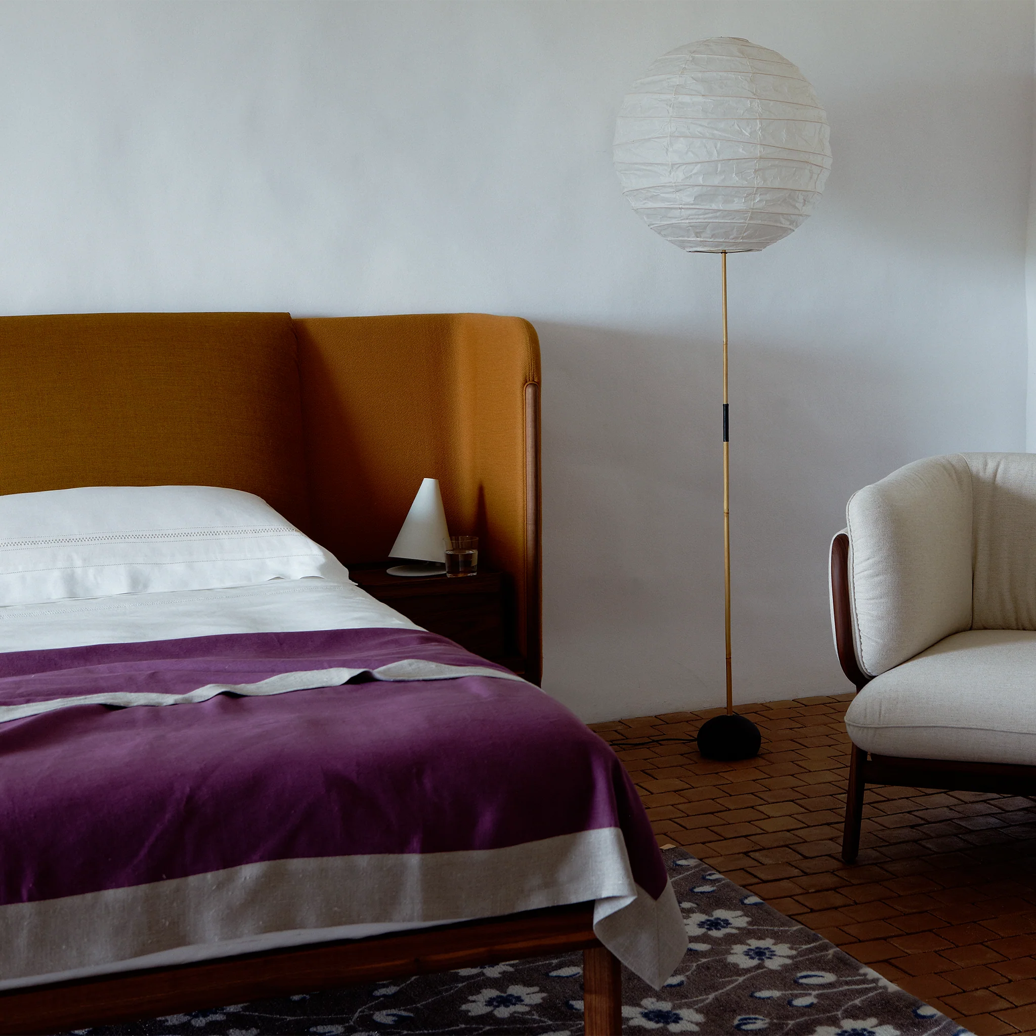 Dubois Bed Low Headboard with Tables by Luca Nichetto - Image 6