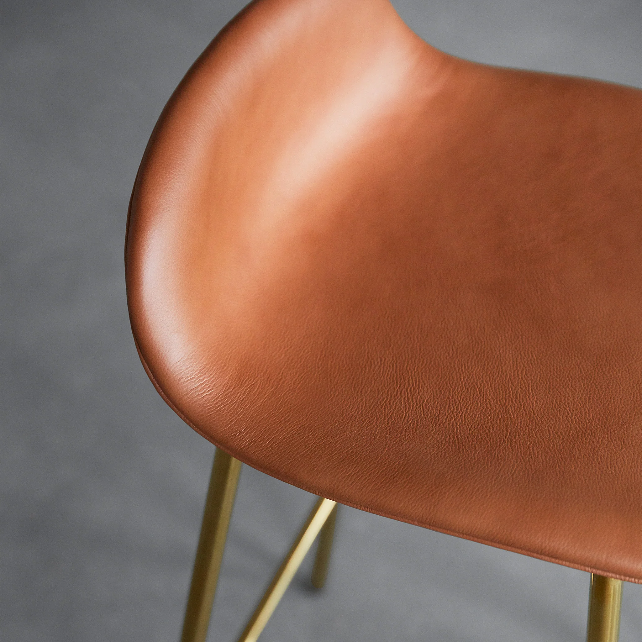 Form Bar Stool Upholstered with Steel Base by Normann Copenhagen - Image 5