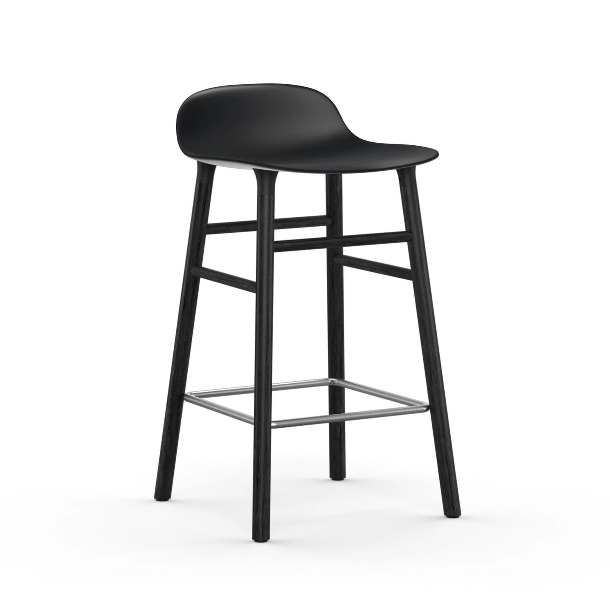 Form Bar Stool with Wooden Base by Normann Copenhagen - Image 2