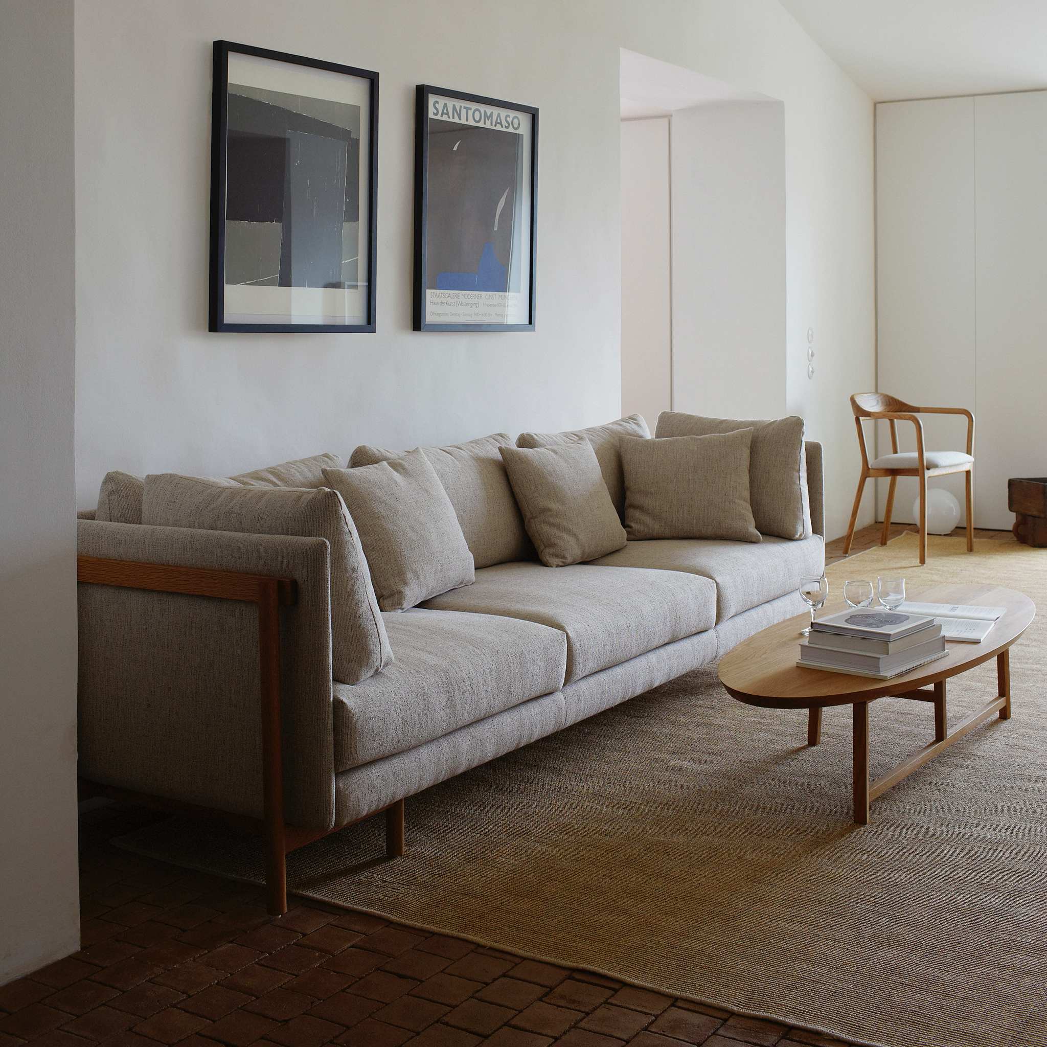 Frame Medium Sofa With Arms by Neri & Hu - Image 7