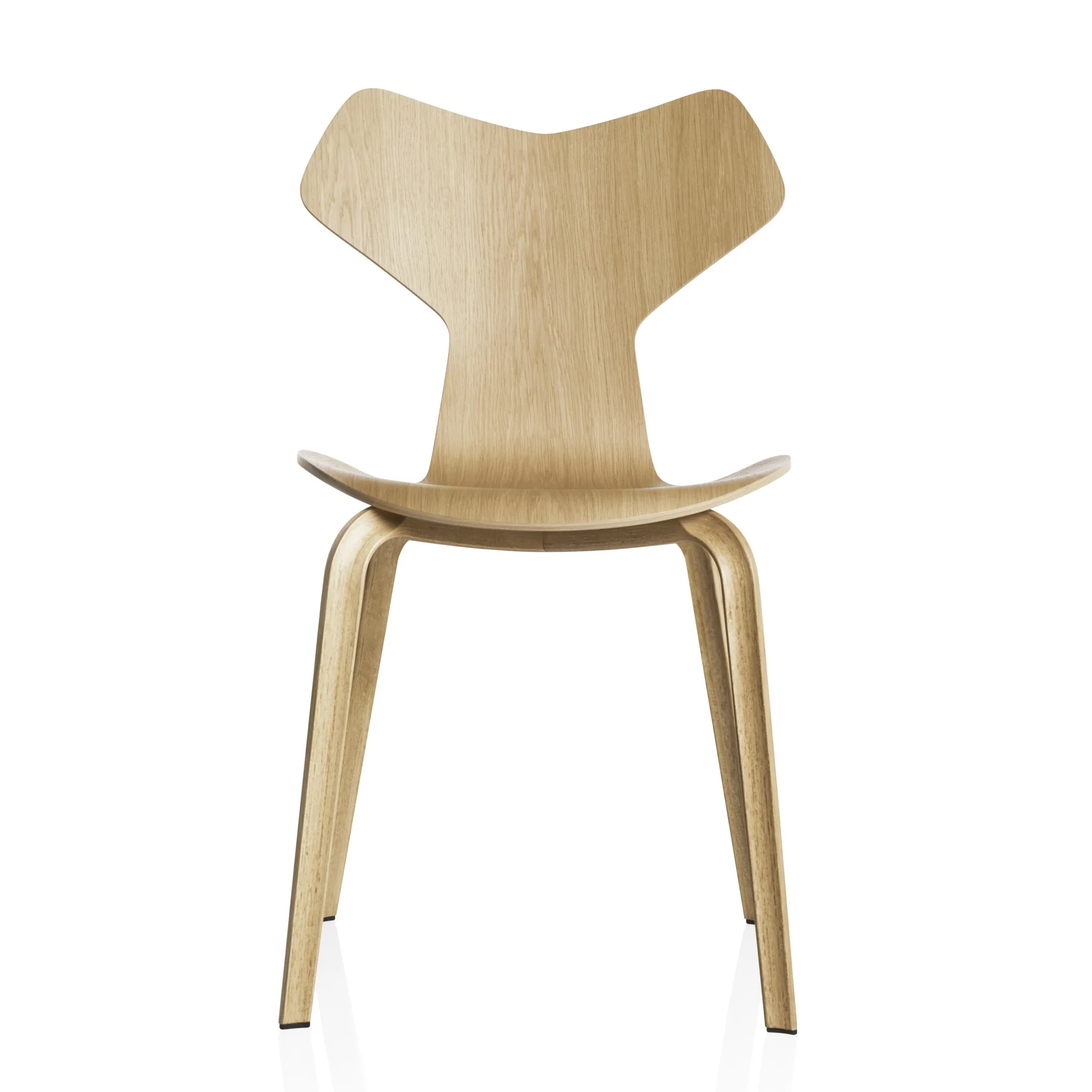 Grand Prix Chair Wooden Base 3130 by Fritz Hansen - Image 3