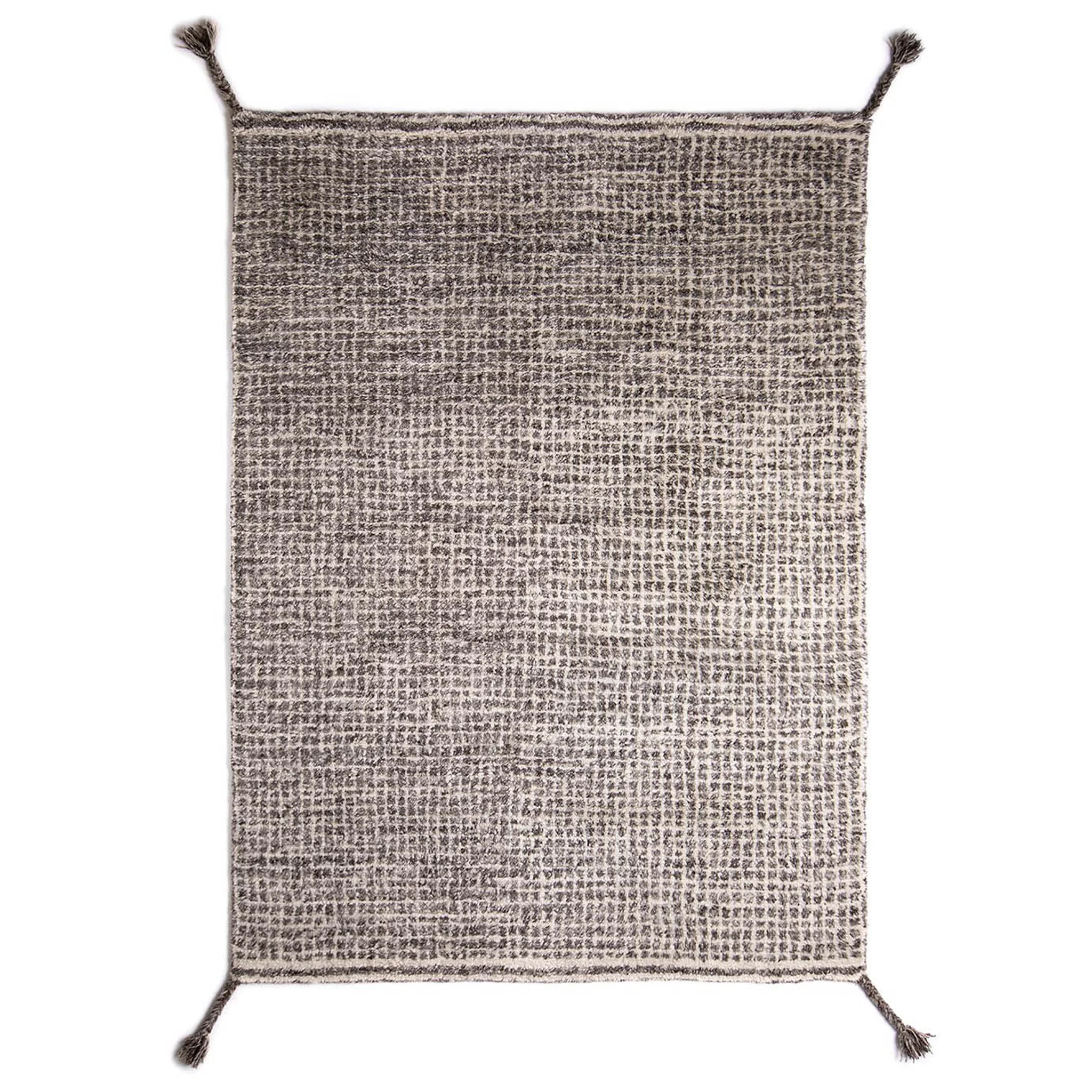 Grid Hand Knotted Wool Rug by Woodnotes - Image 9