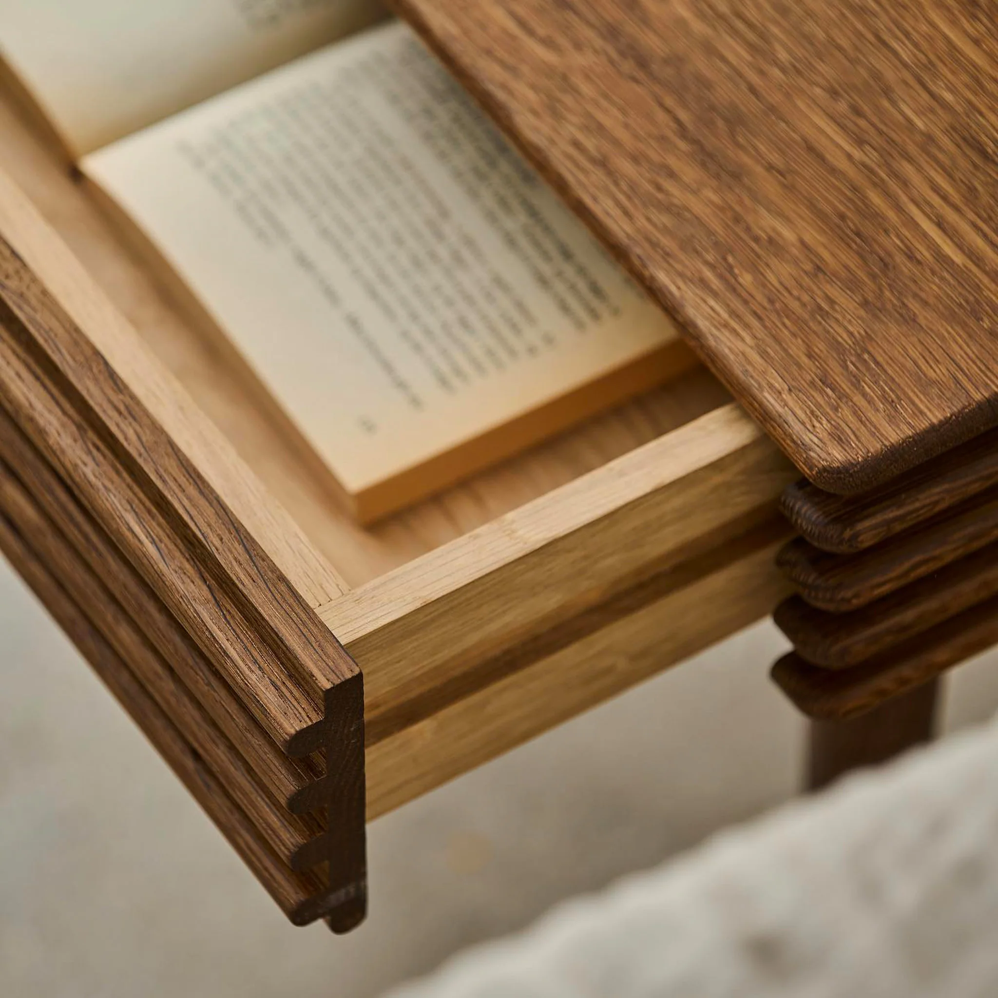 Groove Bedside Table by Christian Troels for DK3 - Image 6