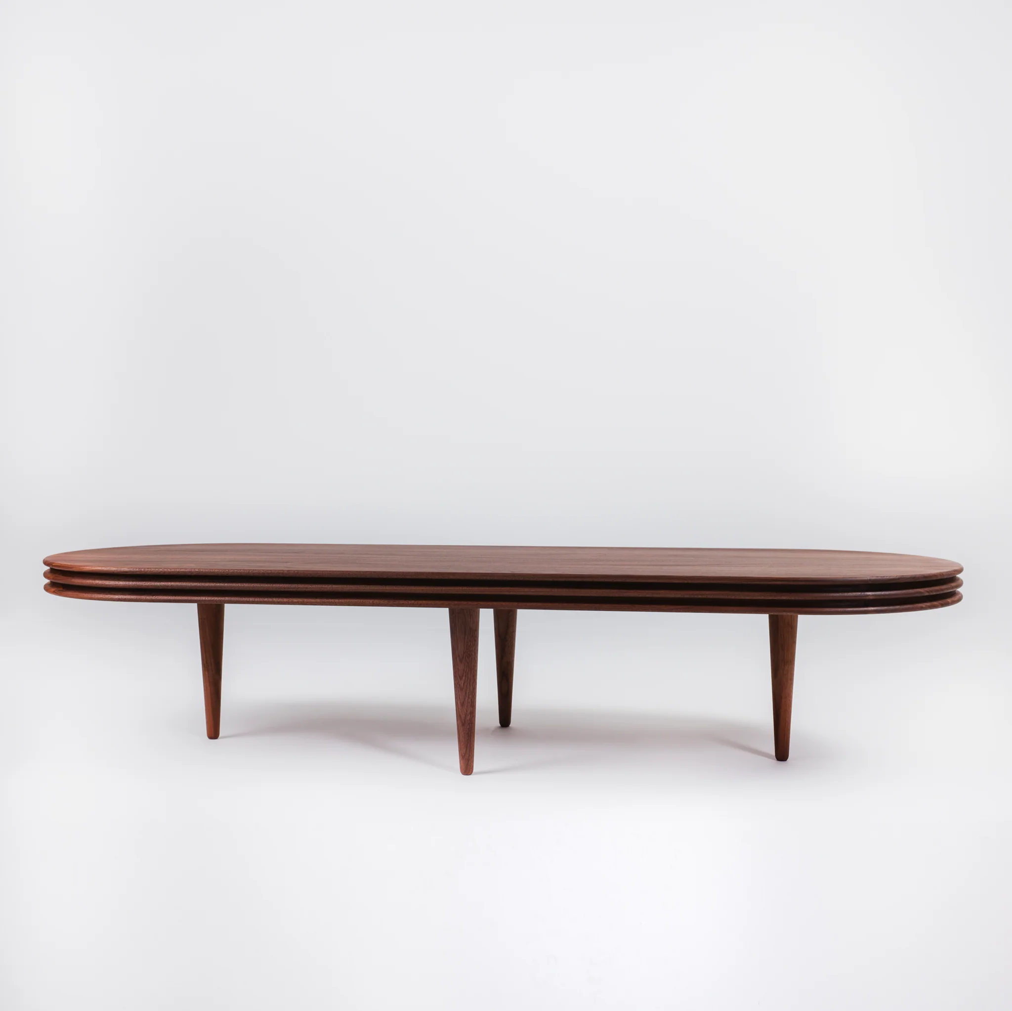 Groove Oval Coffee Table by Christian Troels for DK3 - Image 3