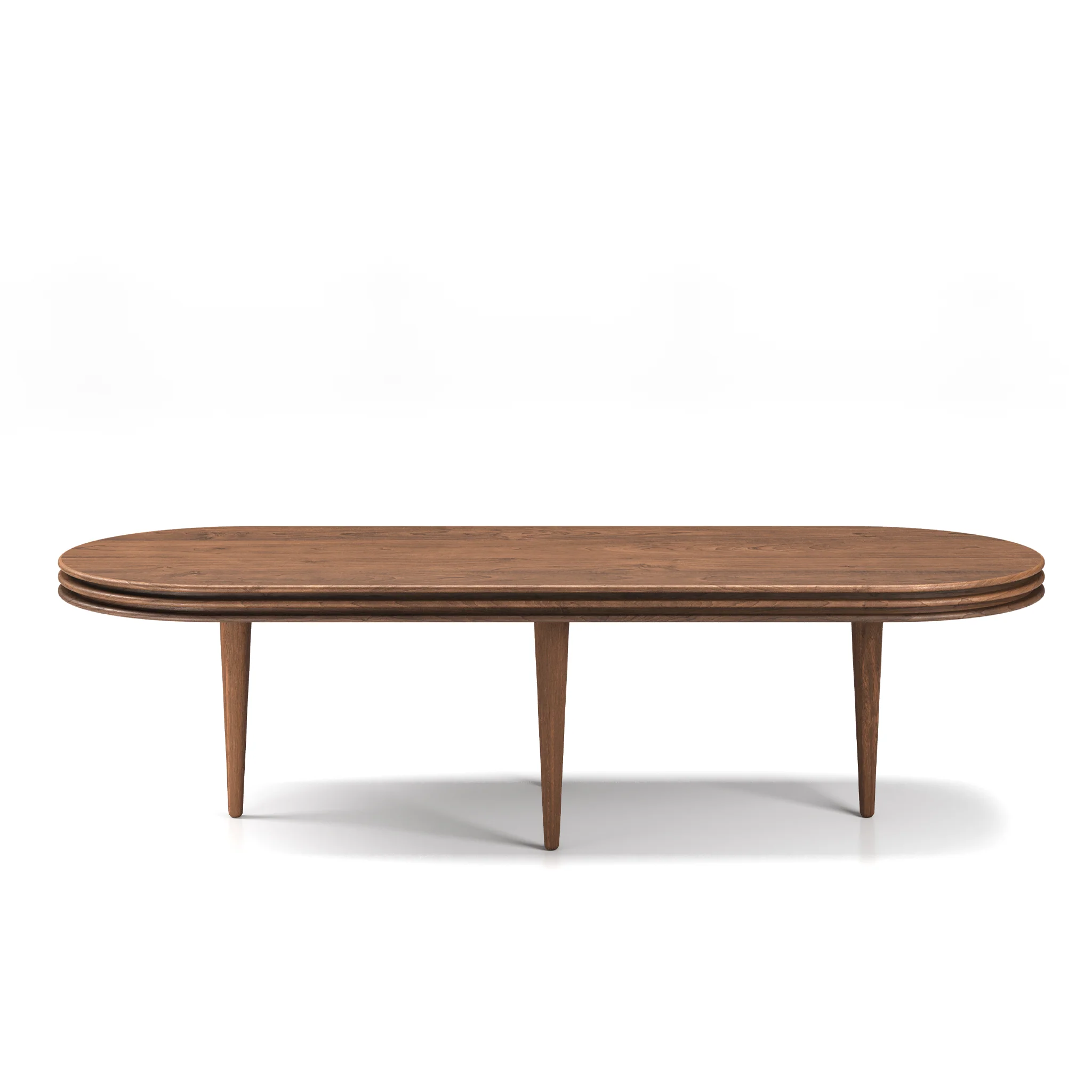 Groove Oval Coffee Table by Christian Troels for DK3 - Image 5