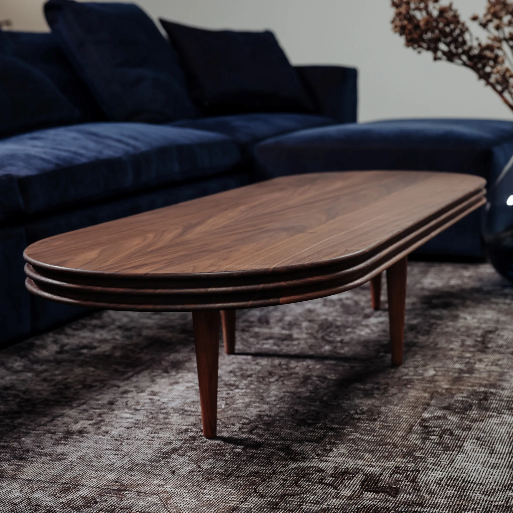 Groove Oval Coffee Table by Christian Troels for DK3 - Image 6
