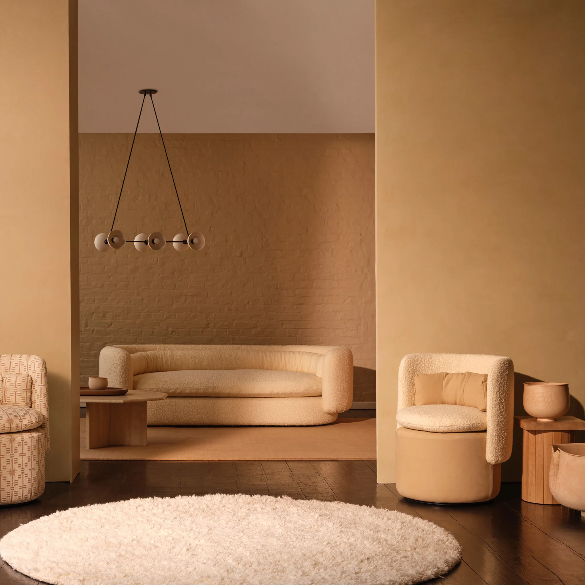Group Four Seat Sofa by SCP - Image 4