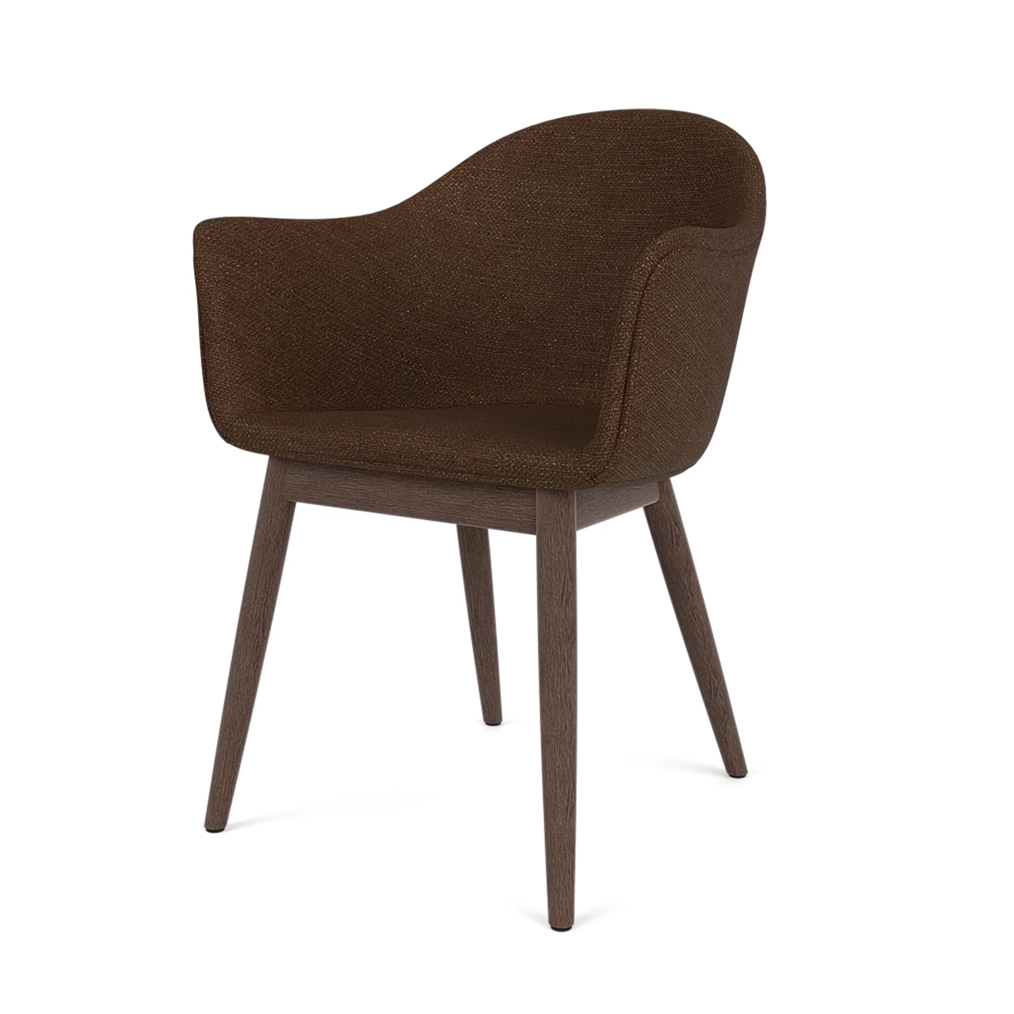 Harbour Armchair Upholstered with Wood Base - Image 2