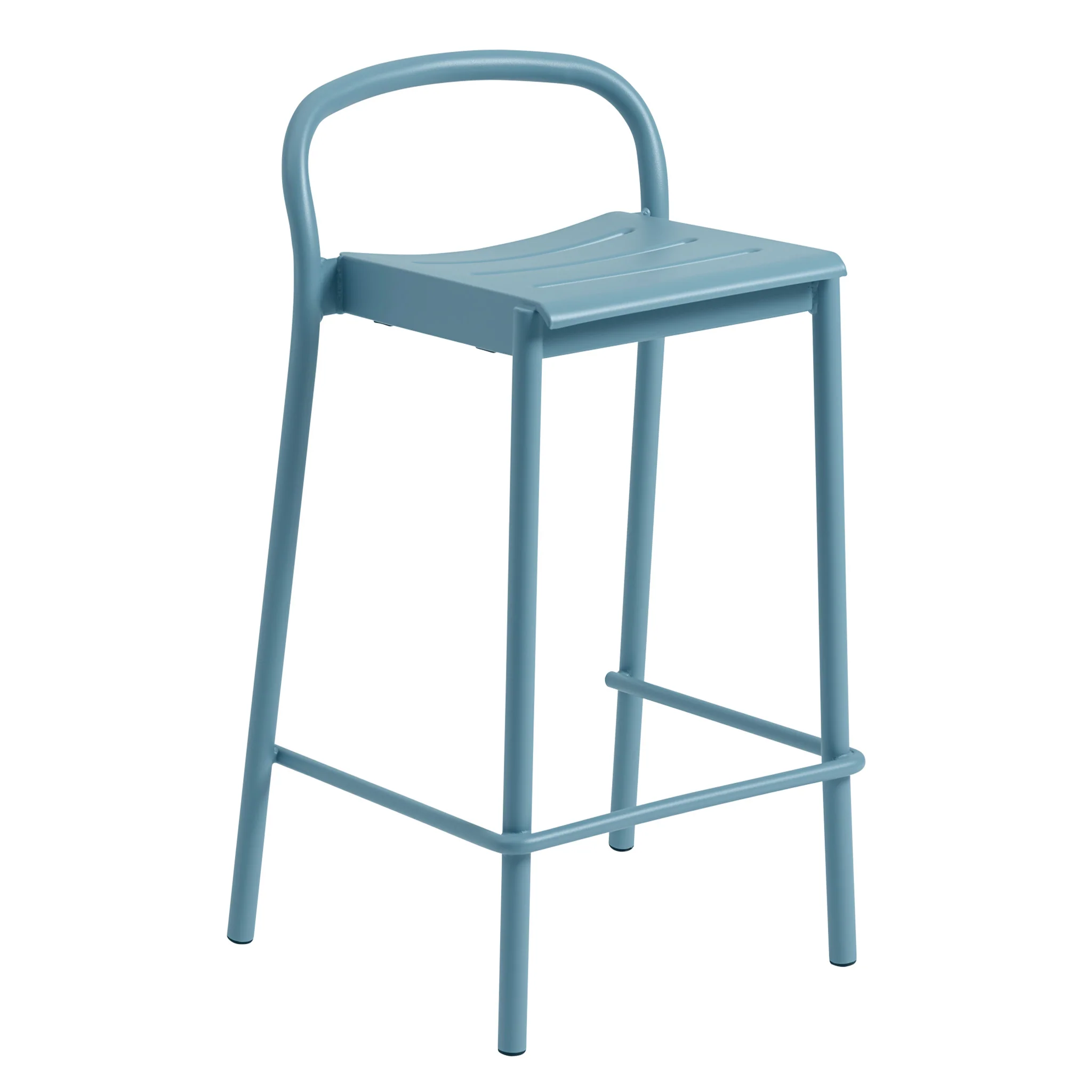 Linear Steel Bar Stool H75cm by Thomas Bentzen for Muuto - Image 2