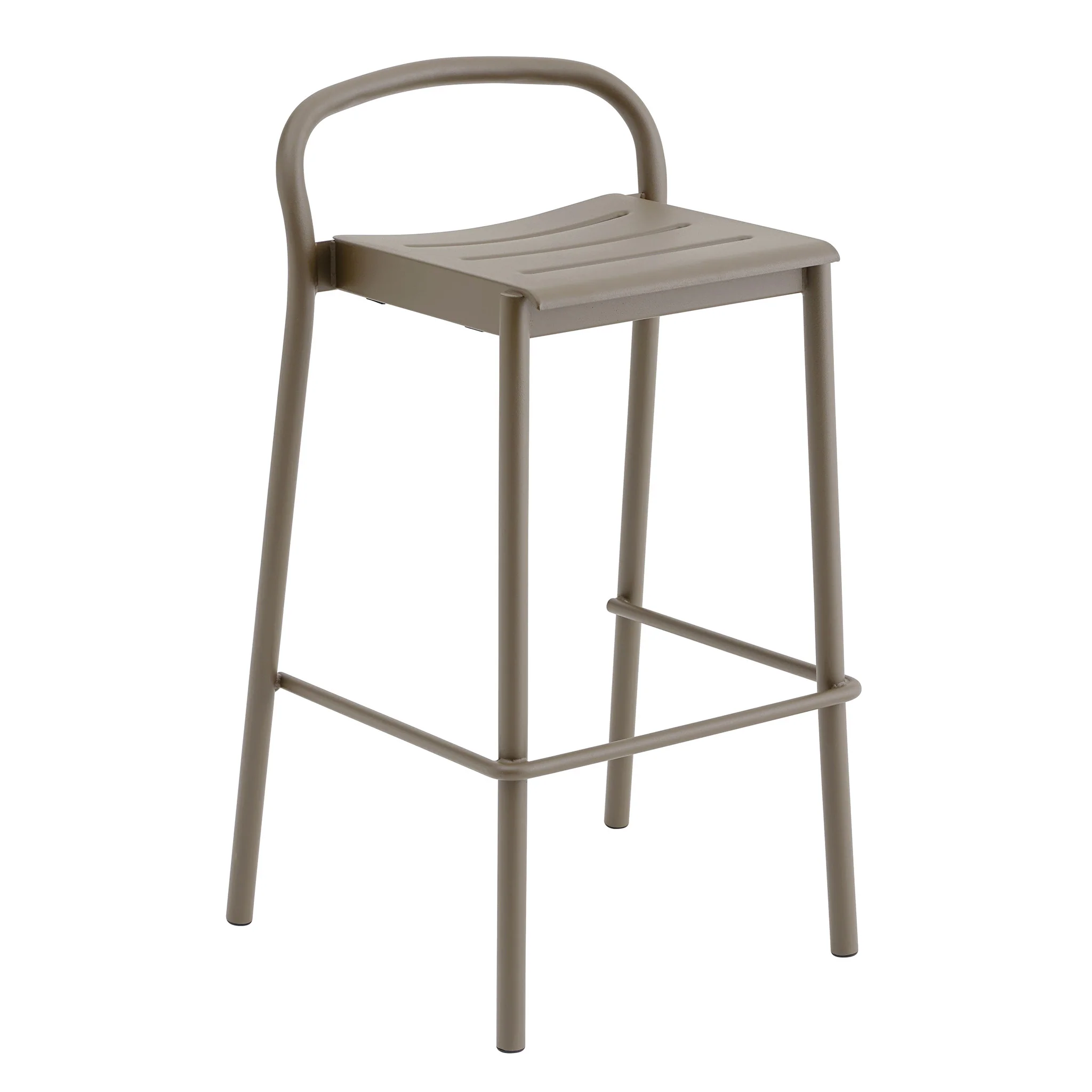 Linear Steel Bar Stool H75cm by Thomas Bentzen for Muuto - Image 3
