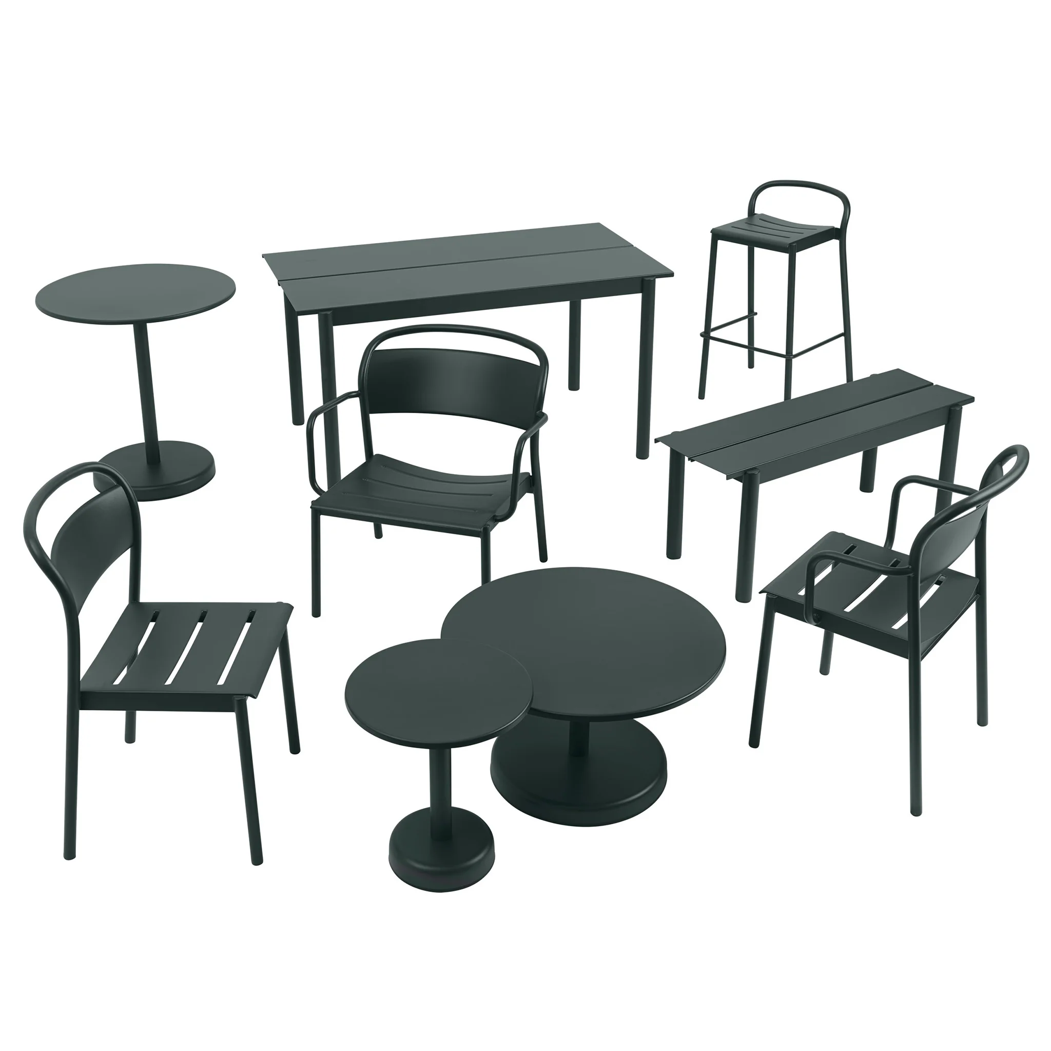 Linear Steel Lounge Armchair by Thomas Bentzen for Muuto - Image 7