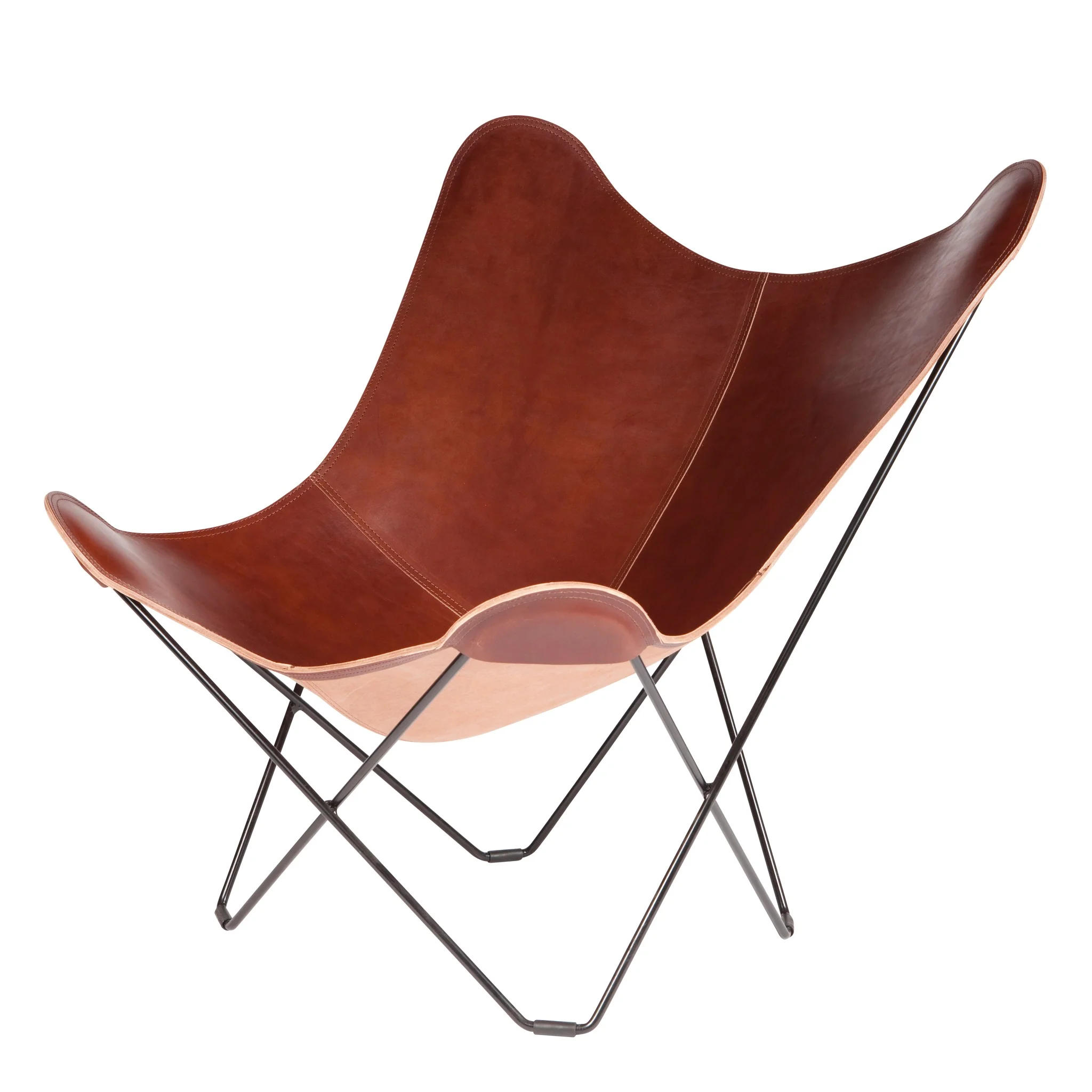 Mariposa Butterfly Leather Chair by Cuero - Image 7