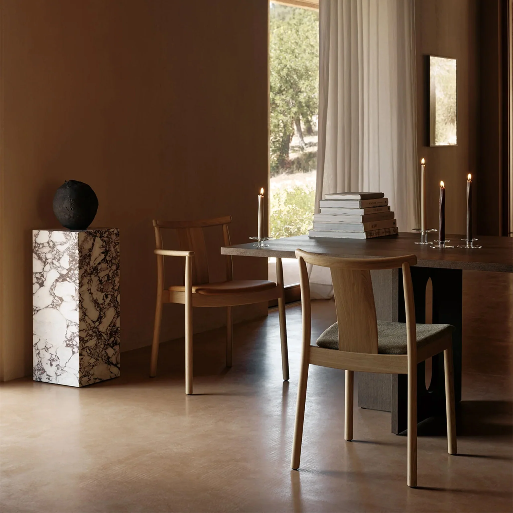 Merkur Upholstered Dining Armchair By Skogstad & Wærnes - Image 6