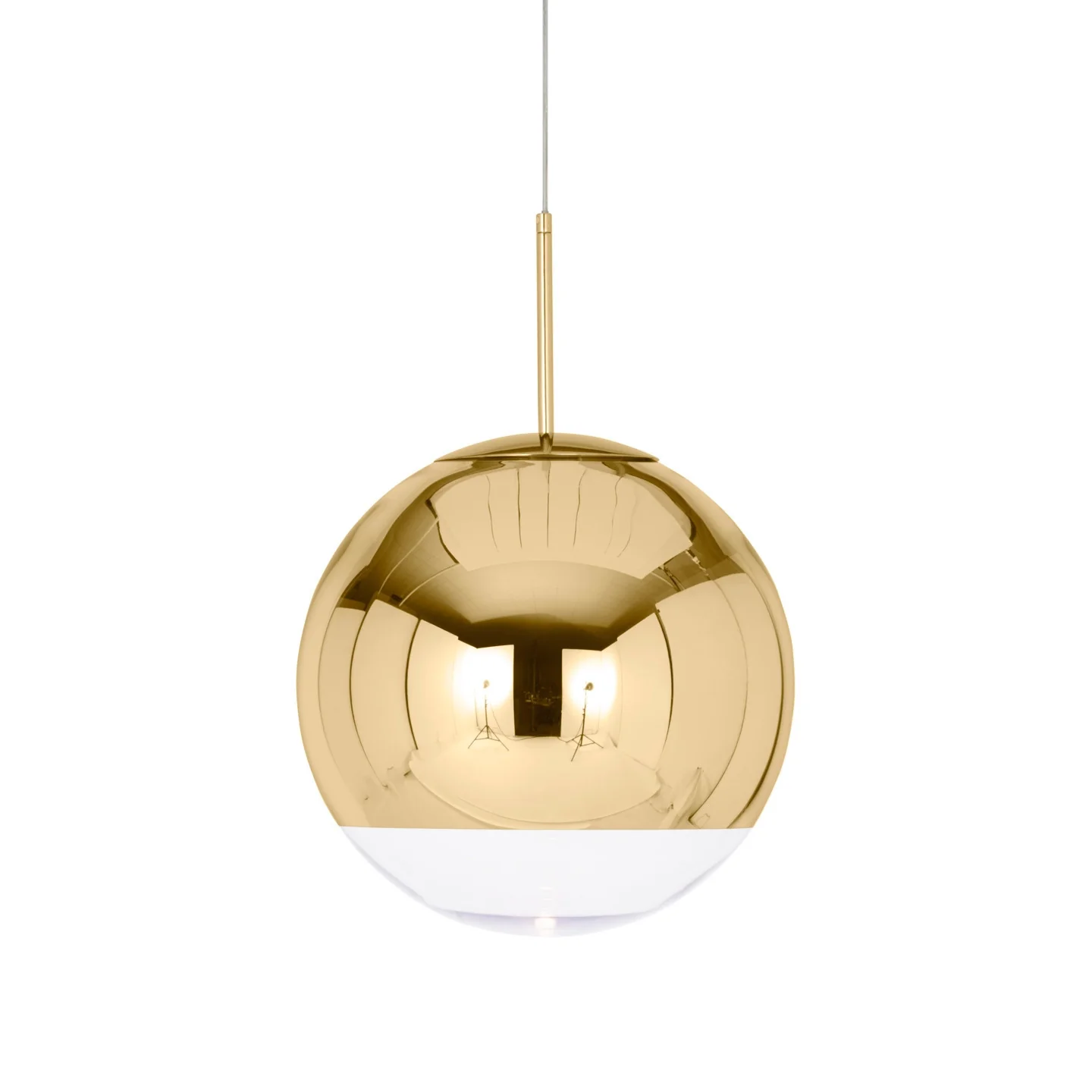 Mirror Ball Gold LED Pendant by Tom Dixon - Image 3