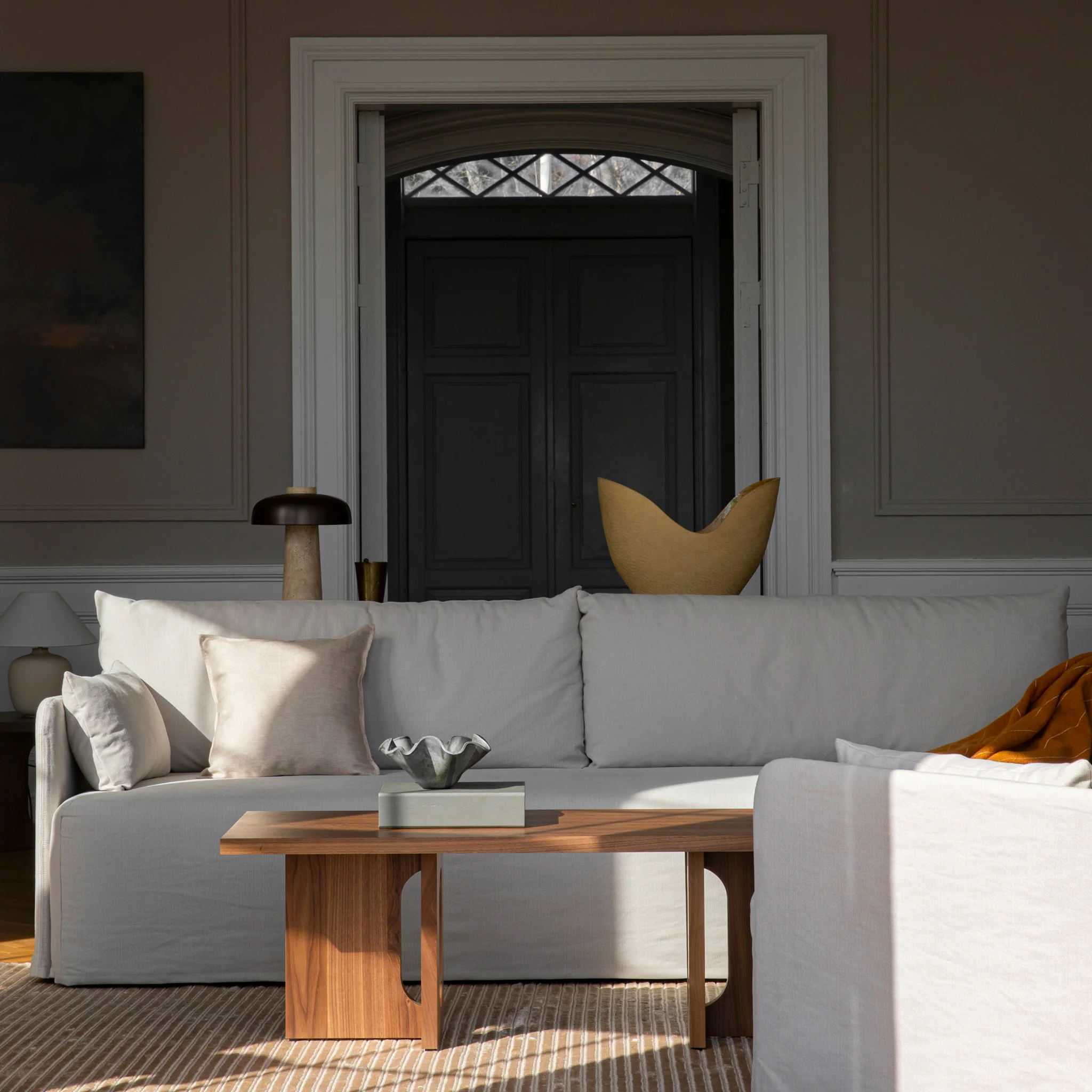 Offset Loose Cover 3 Seat Sofa by Norm Architects - Image 5
