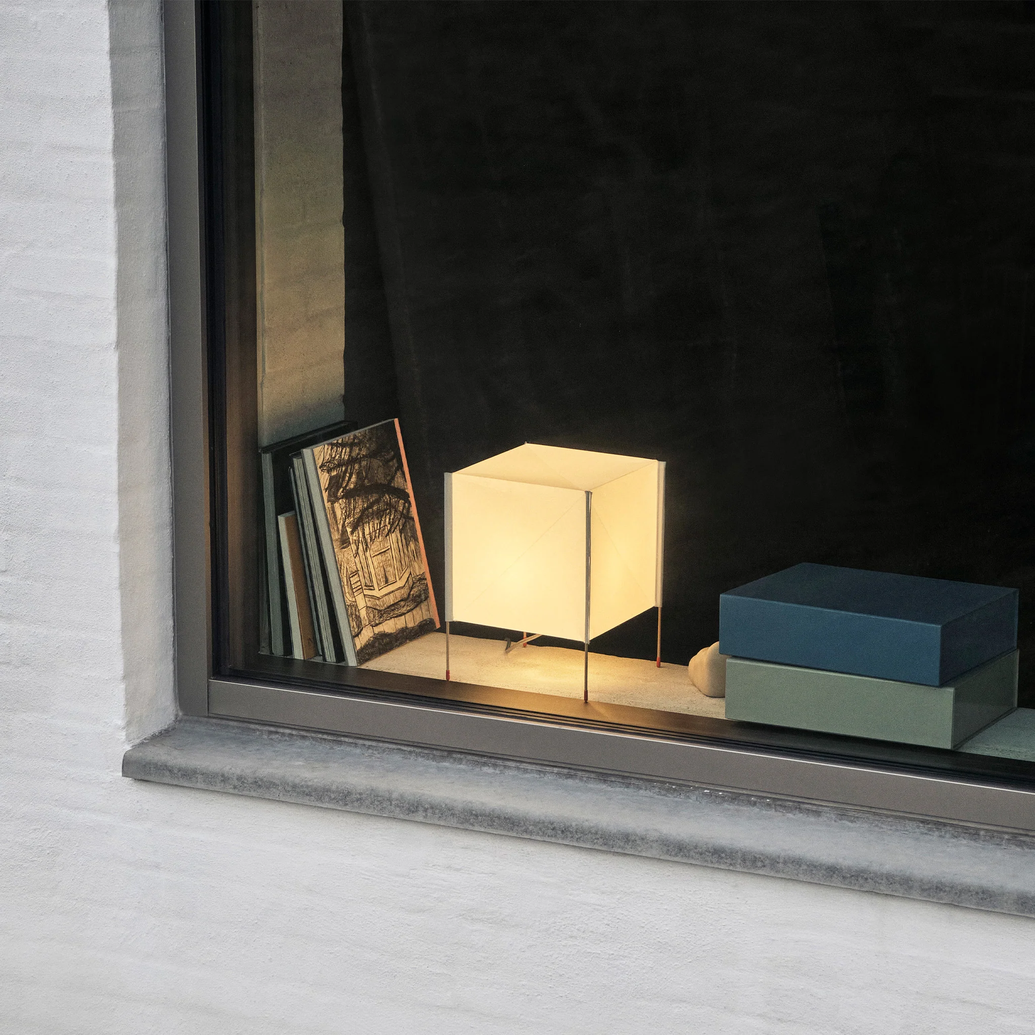 Paper Cube Table Lamp By Bertjan Pot for Hay - Image 3