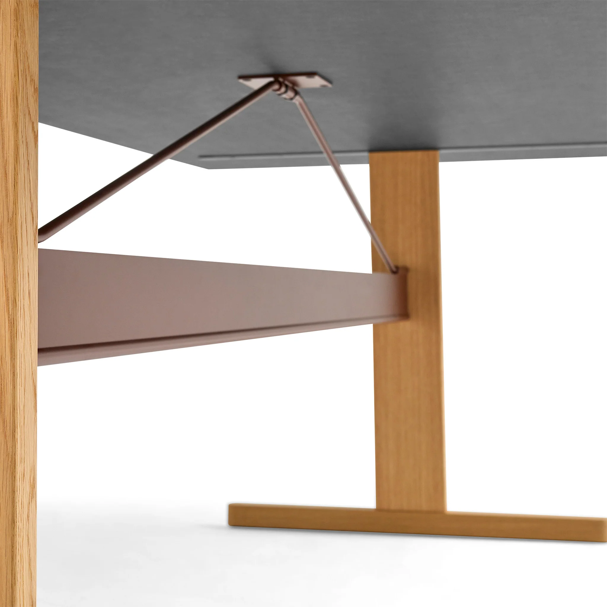 Passerelle Table Timber Tabletop By Hay - Image 7