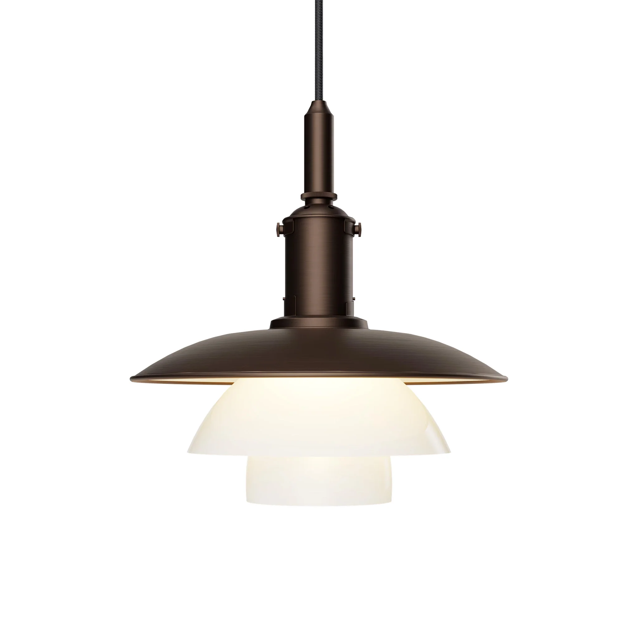 PH 3/3 Pendant Aged Brass Edition by Louis Poulsen