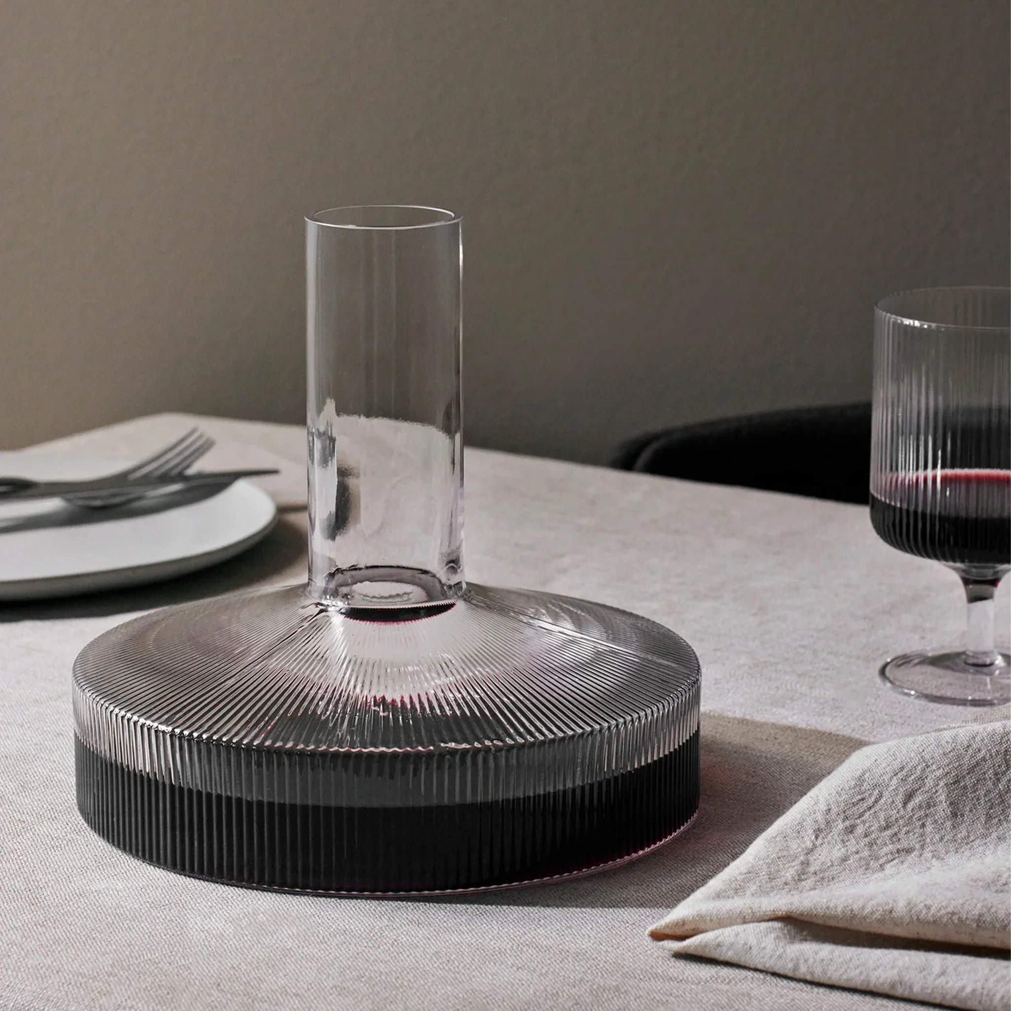 Ripple Wine Carafe By Ferm Living - Image 2