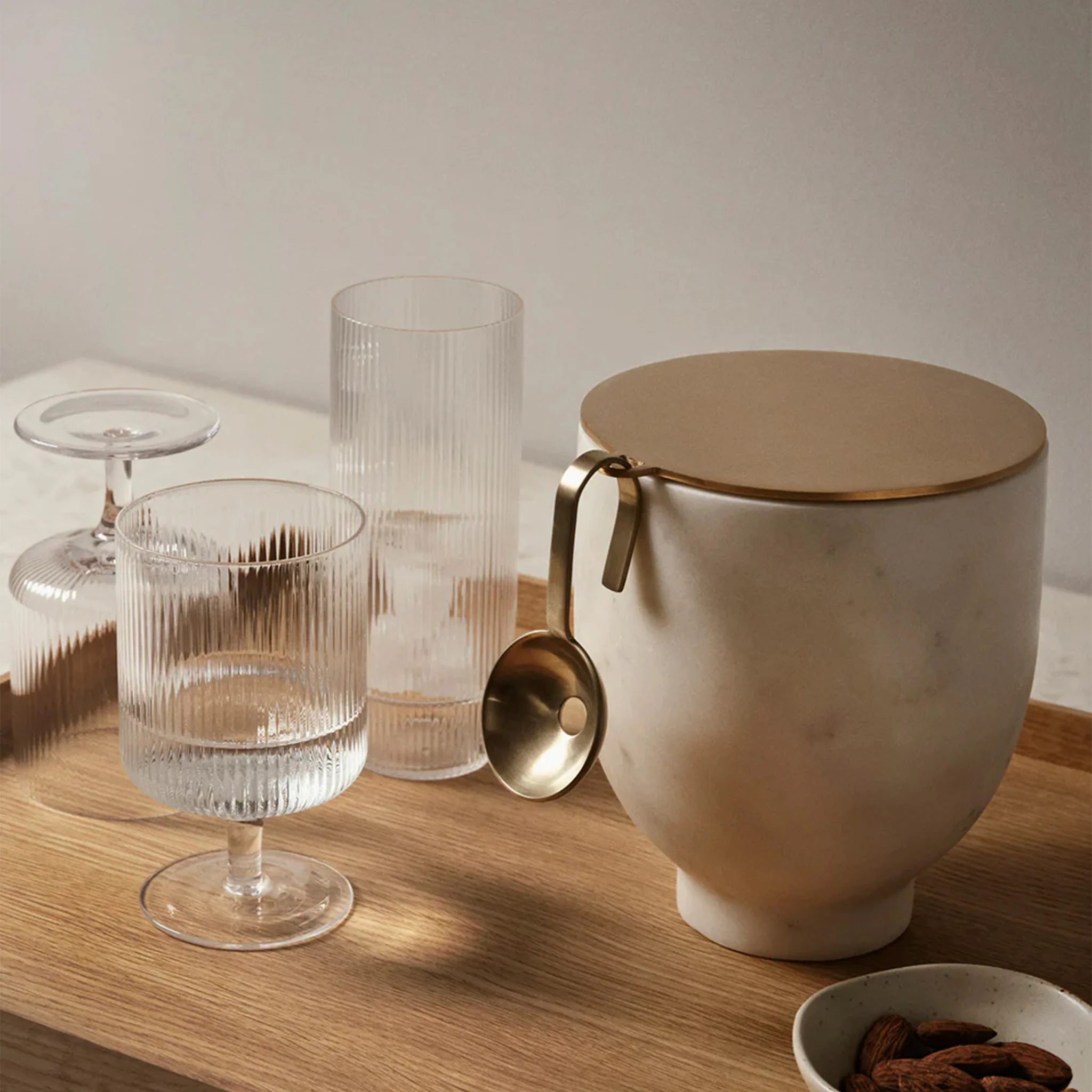 Ripple Wine Glasses - Set of 2 By Ferm Living - Image 2