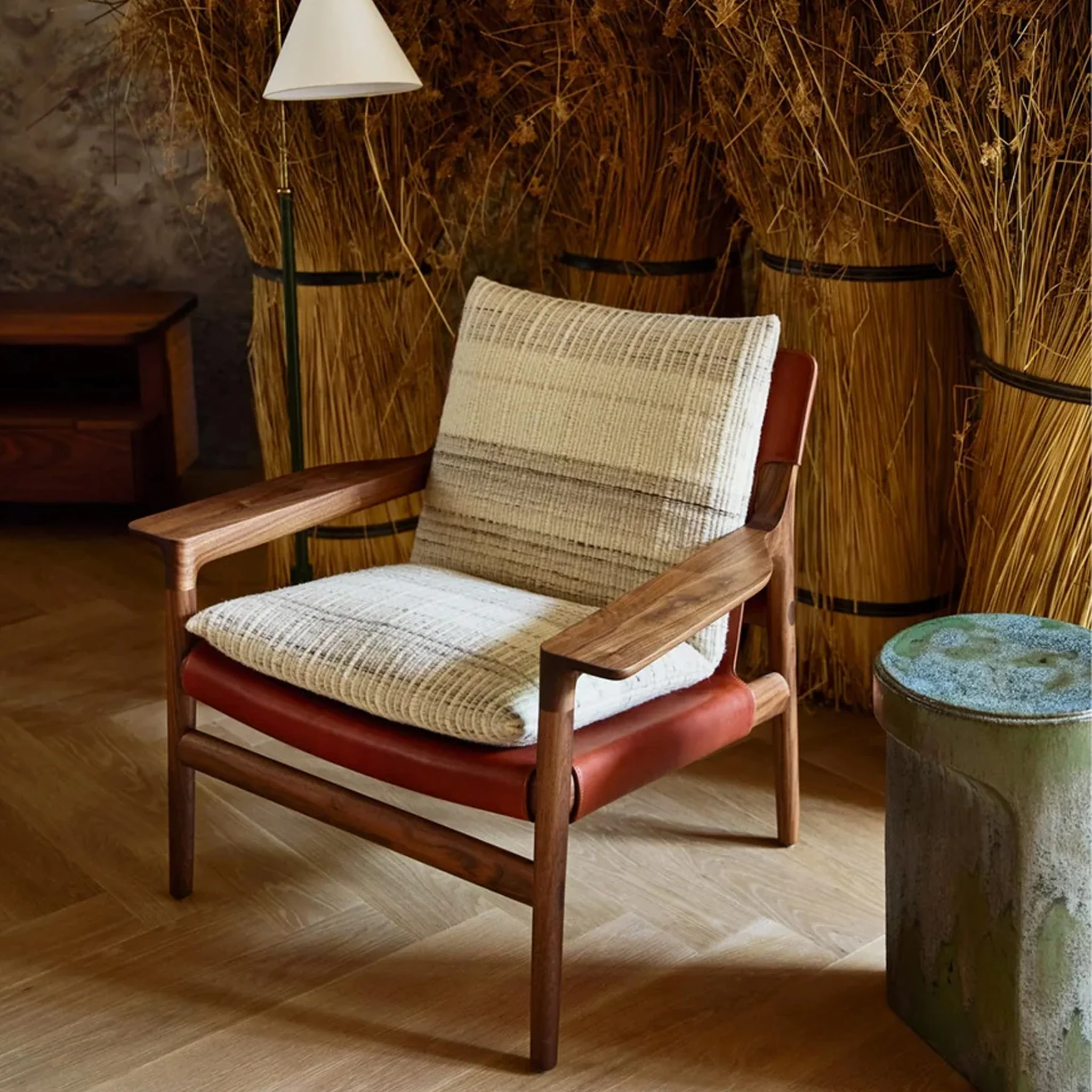 Sela Lounge Armchair - Manta Lido Upholstery - Image 7