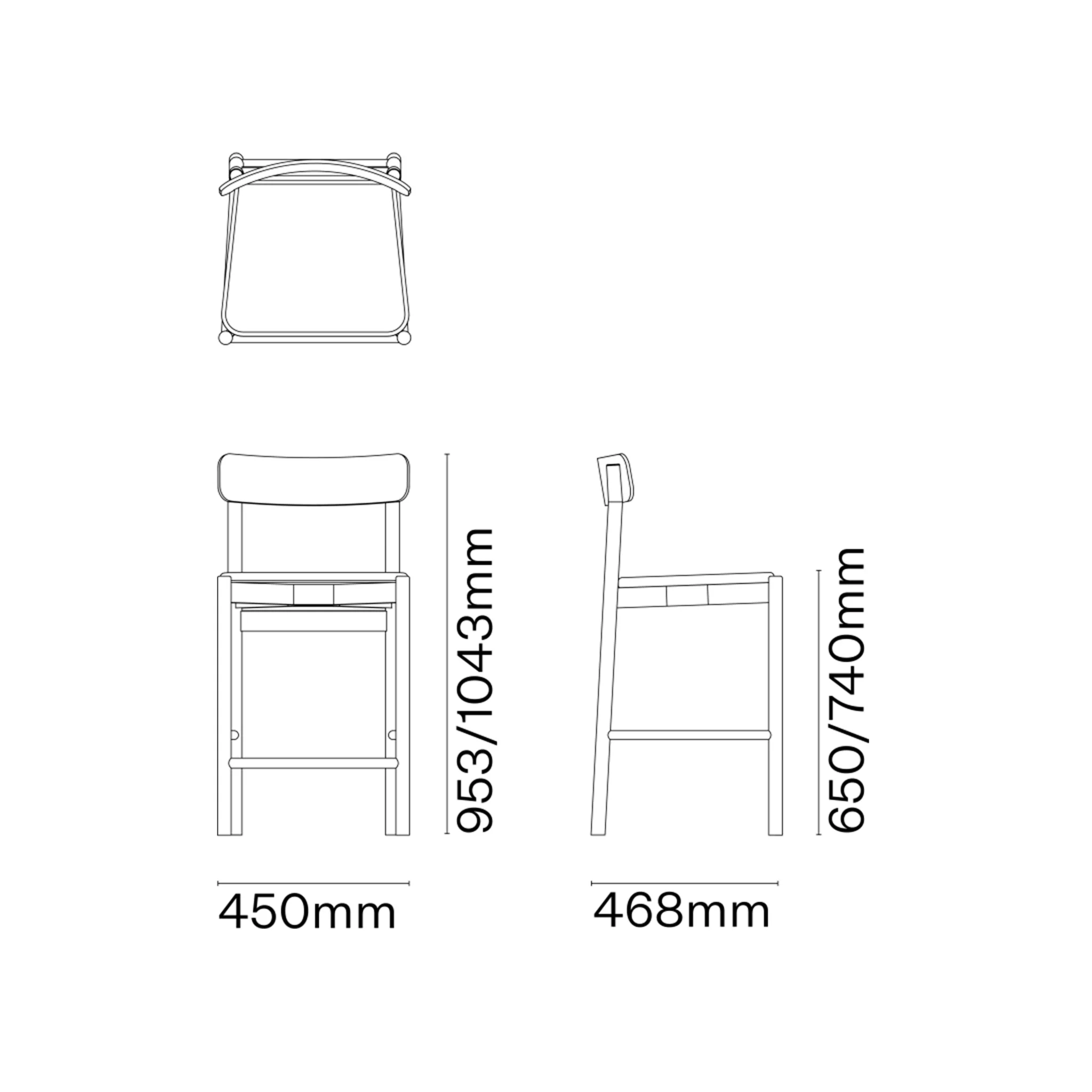 Semley Bar Stool by Another Country - Image 2
